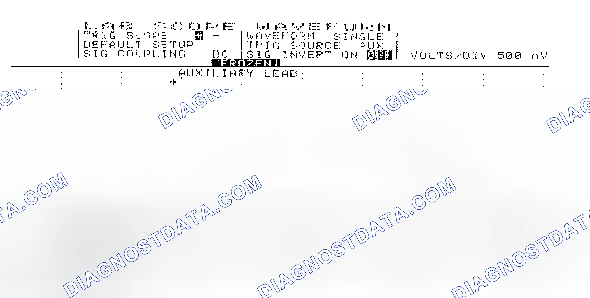 Scheme 14: Single Injector w/Excessive Current Flow - Current Pattern