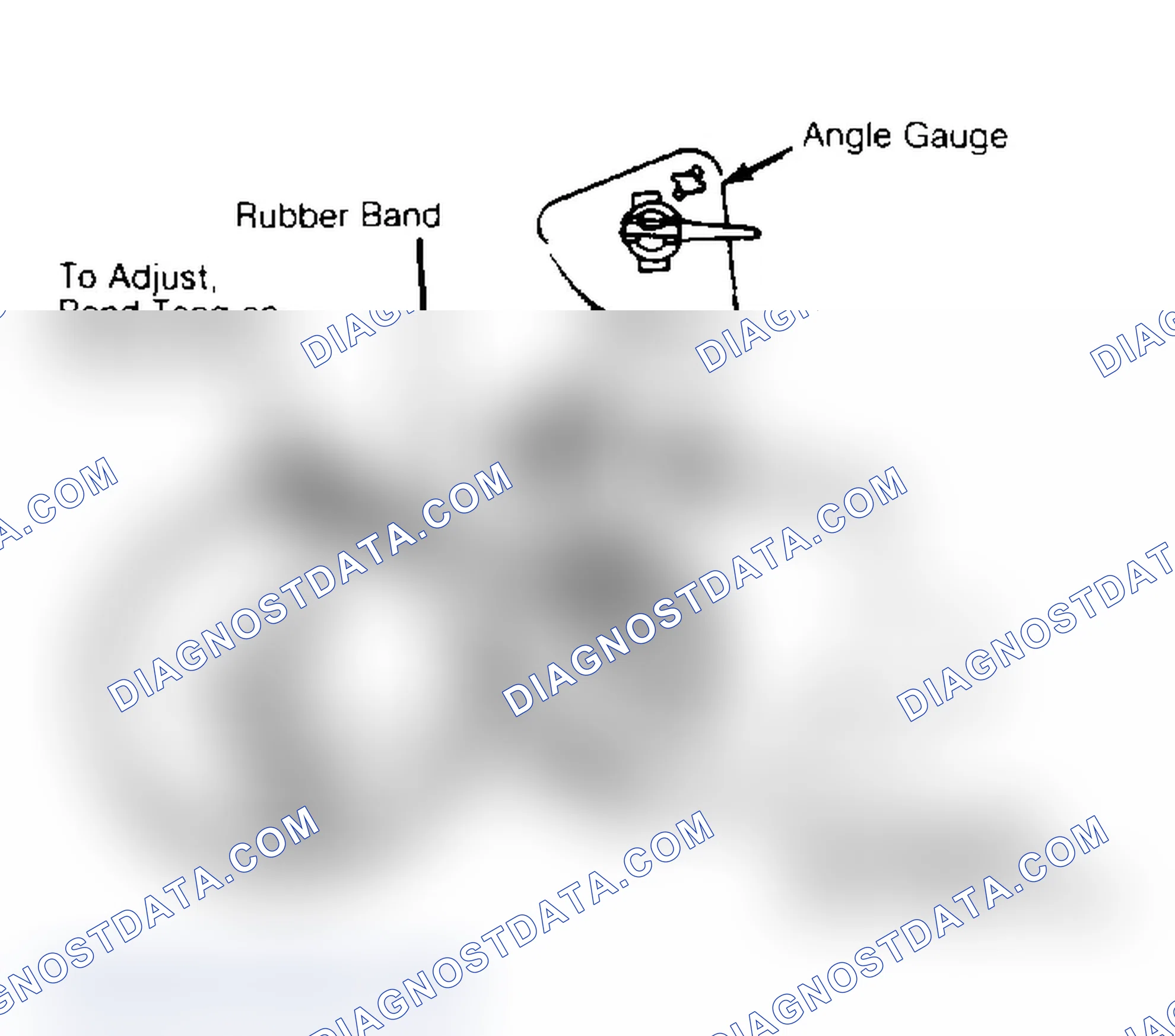Scheme 57: Choke Rod (Fast Idle Cam) Adjustment Bend tang on fast idle cam to adjust.