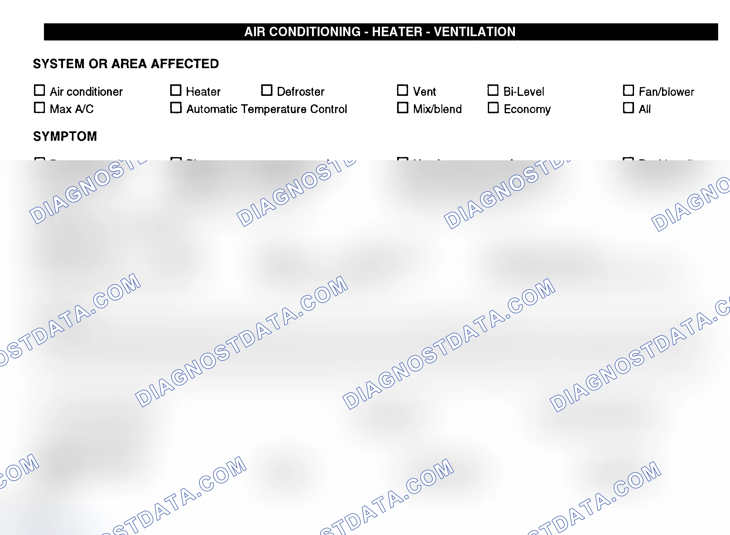 Scheme 8: Air Conditioning, Heater & Ventilation