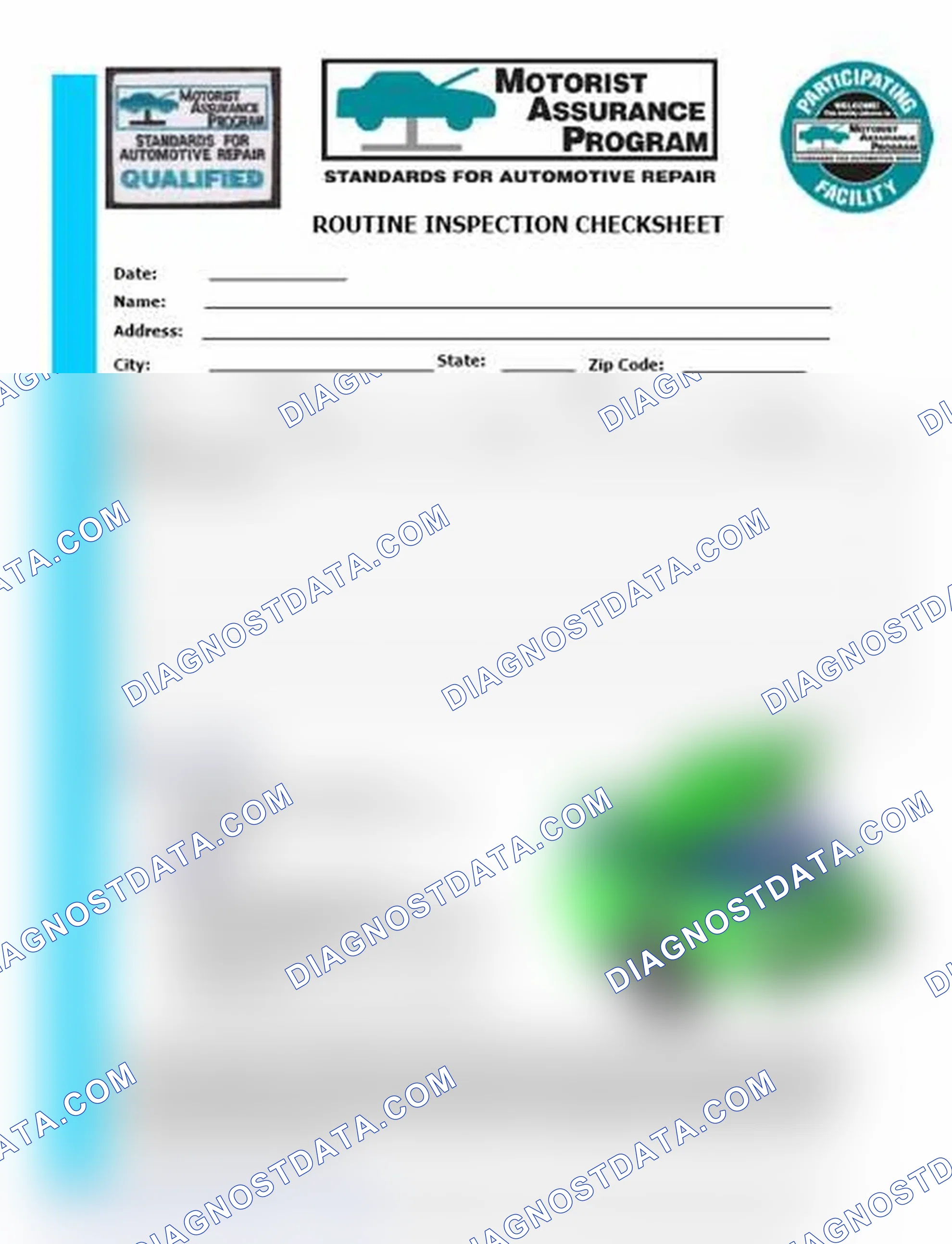 Scheme 26: Routine Inspection Checksheet (1 Of 2)