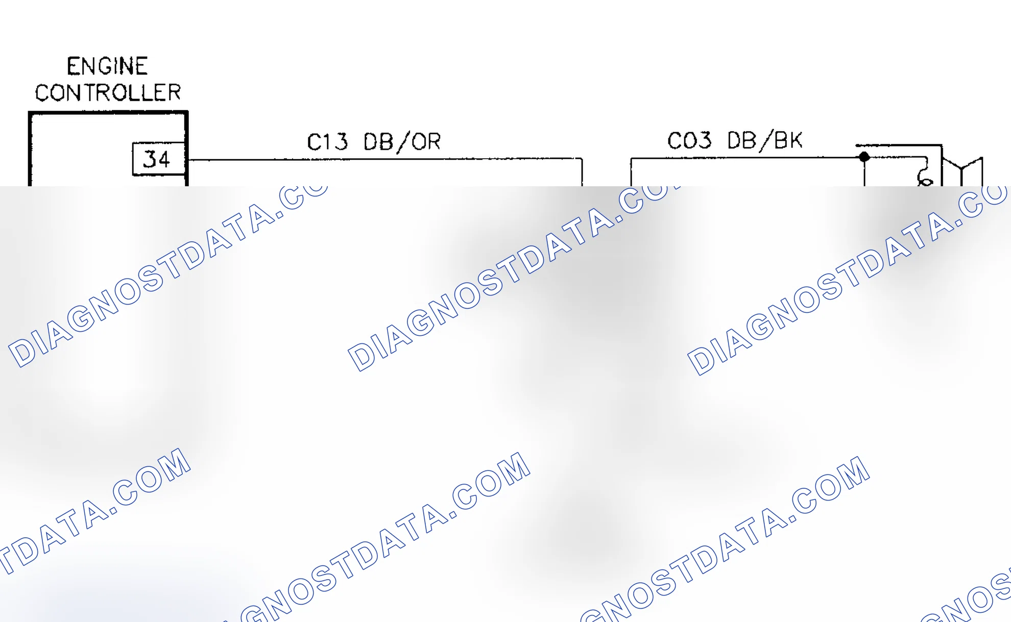 Scheme 283: Schematic Test DR-21A AN Body A/C Clutch Relay Circuit