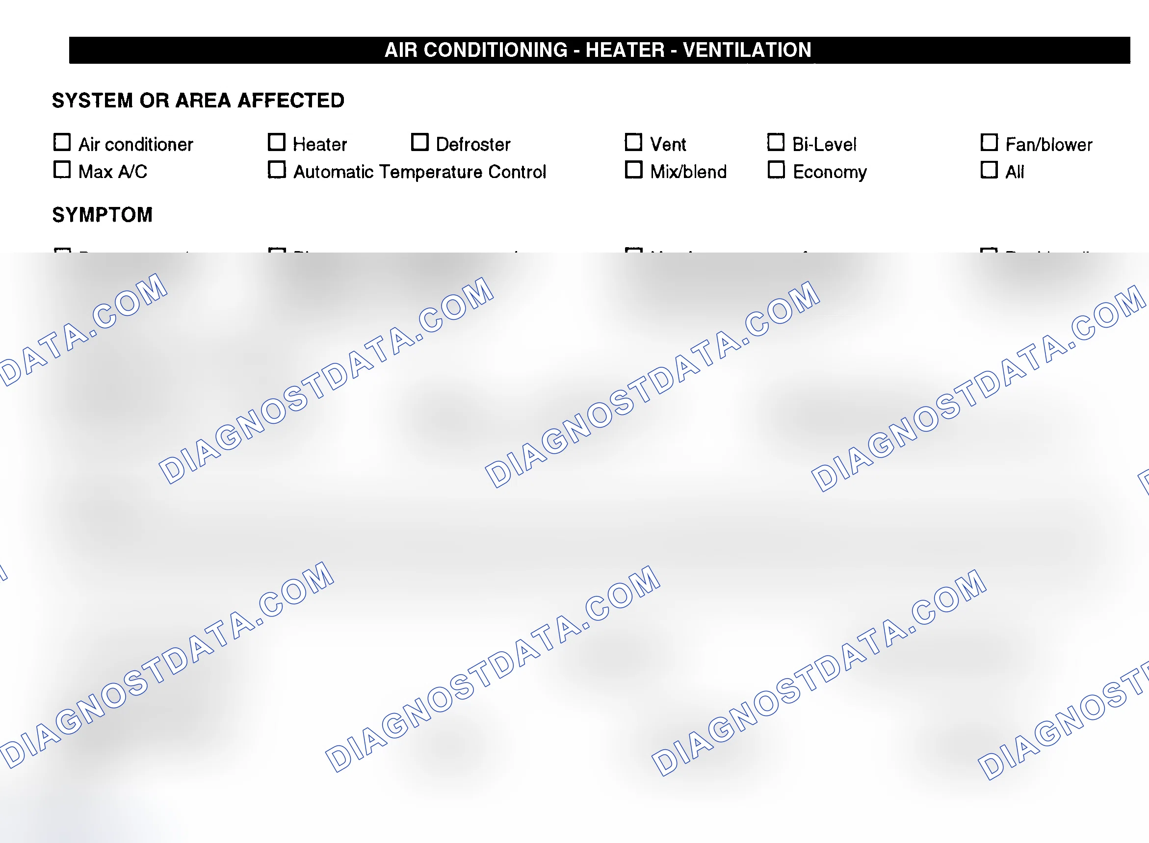 Scheme 8: Air Conditioning, Heater & Ventilation