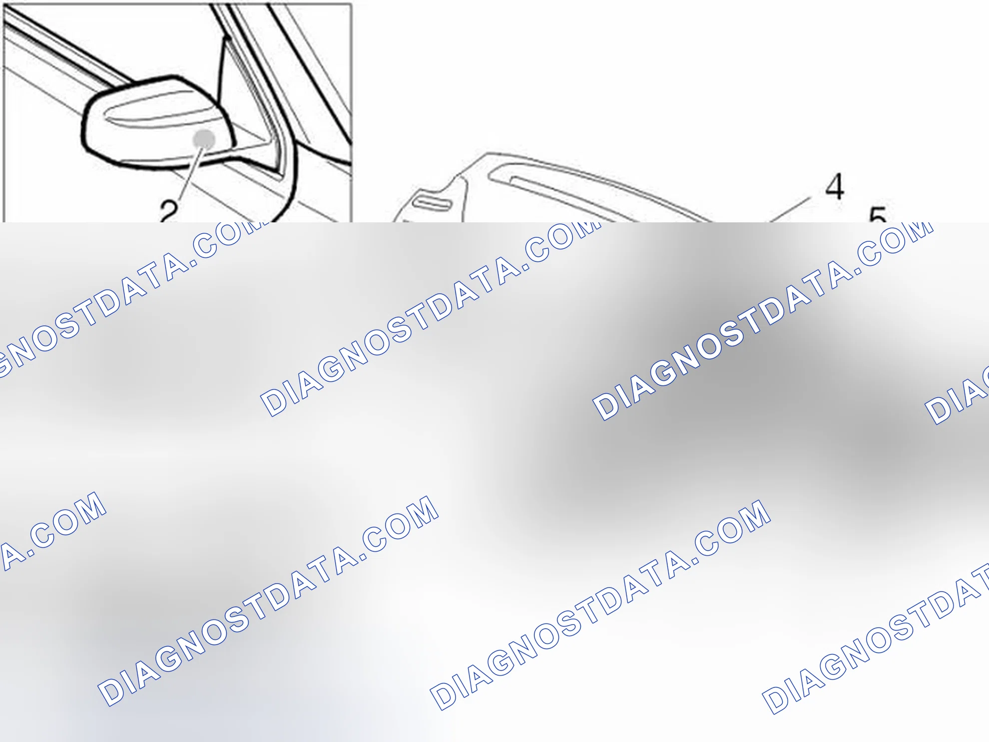 Scheme 9: Passenger Compartment/Door Mirror