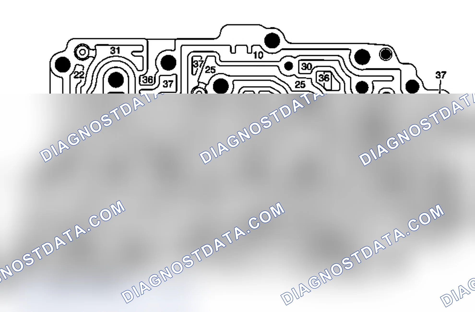 Scheme 27: Channel Plate - Control Valve Body Side