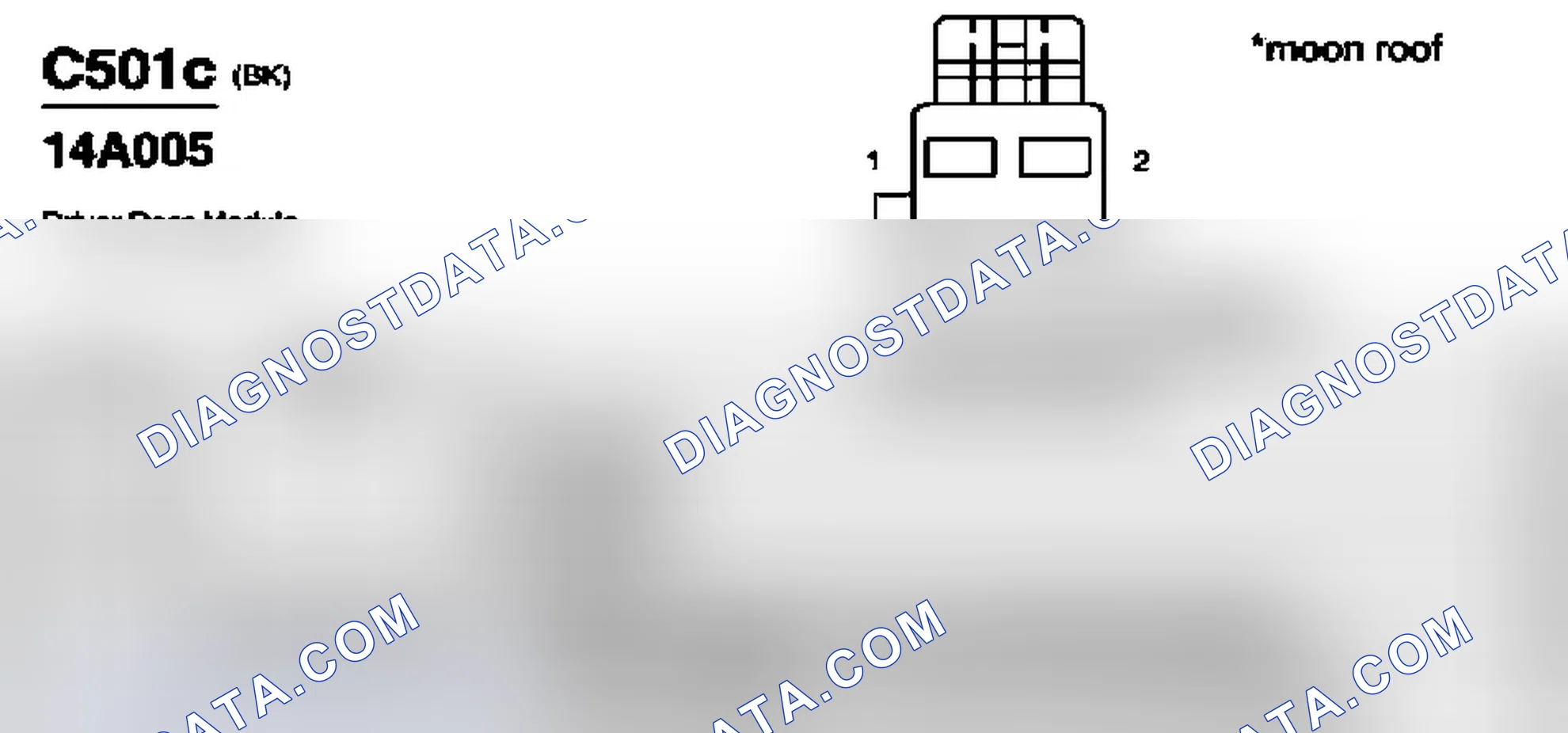 Scheme 175: Identifying Connectors C501c, C504a & C504b