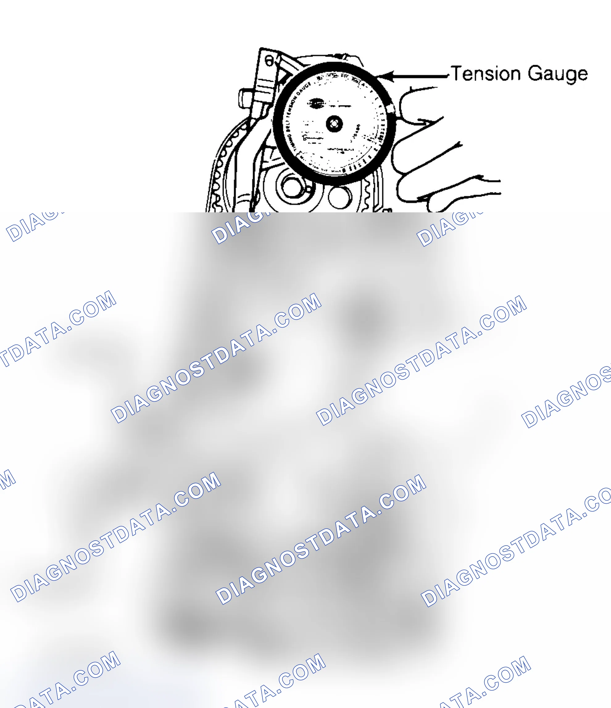 Scheme 28: Adjusting Typical Timing Belt Tension
