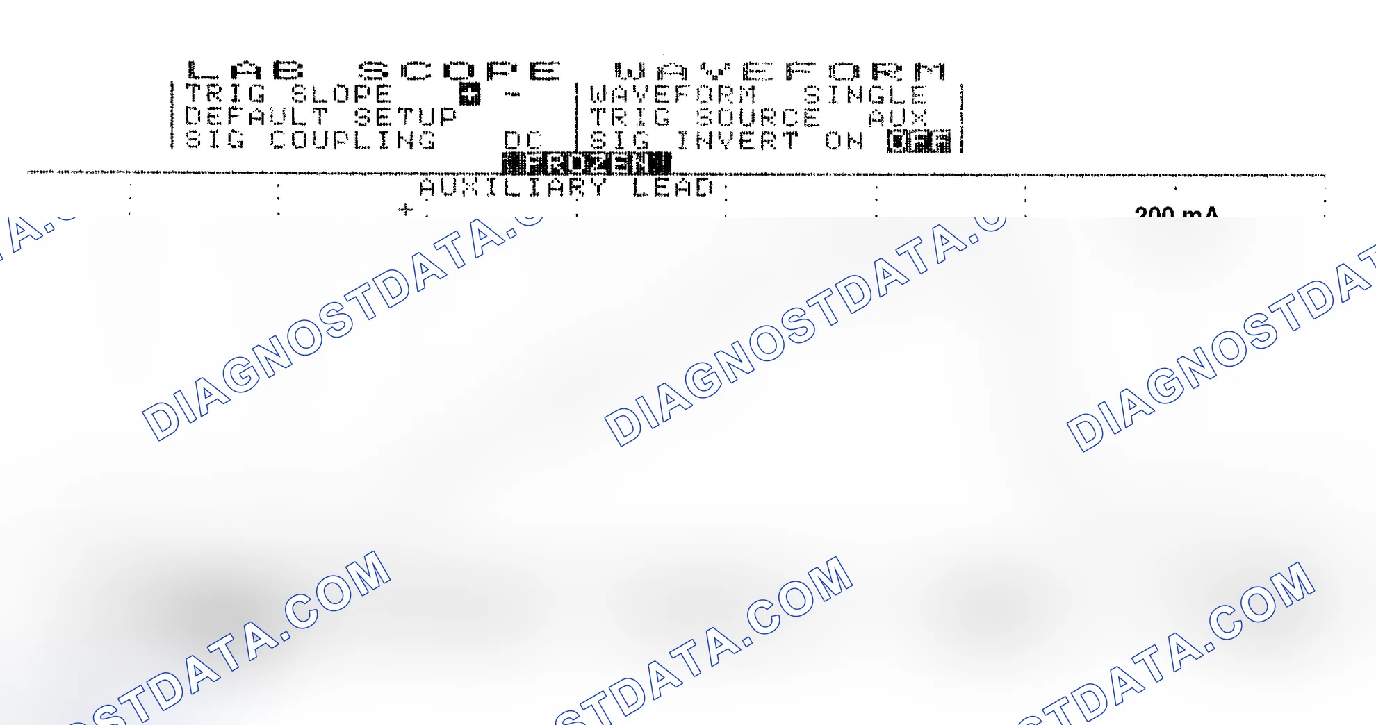 Scheme 13: Single Injector w/Normal Current Flow - Current Pattern