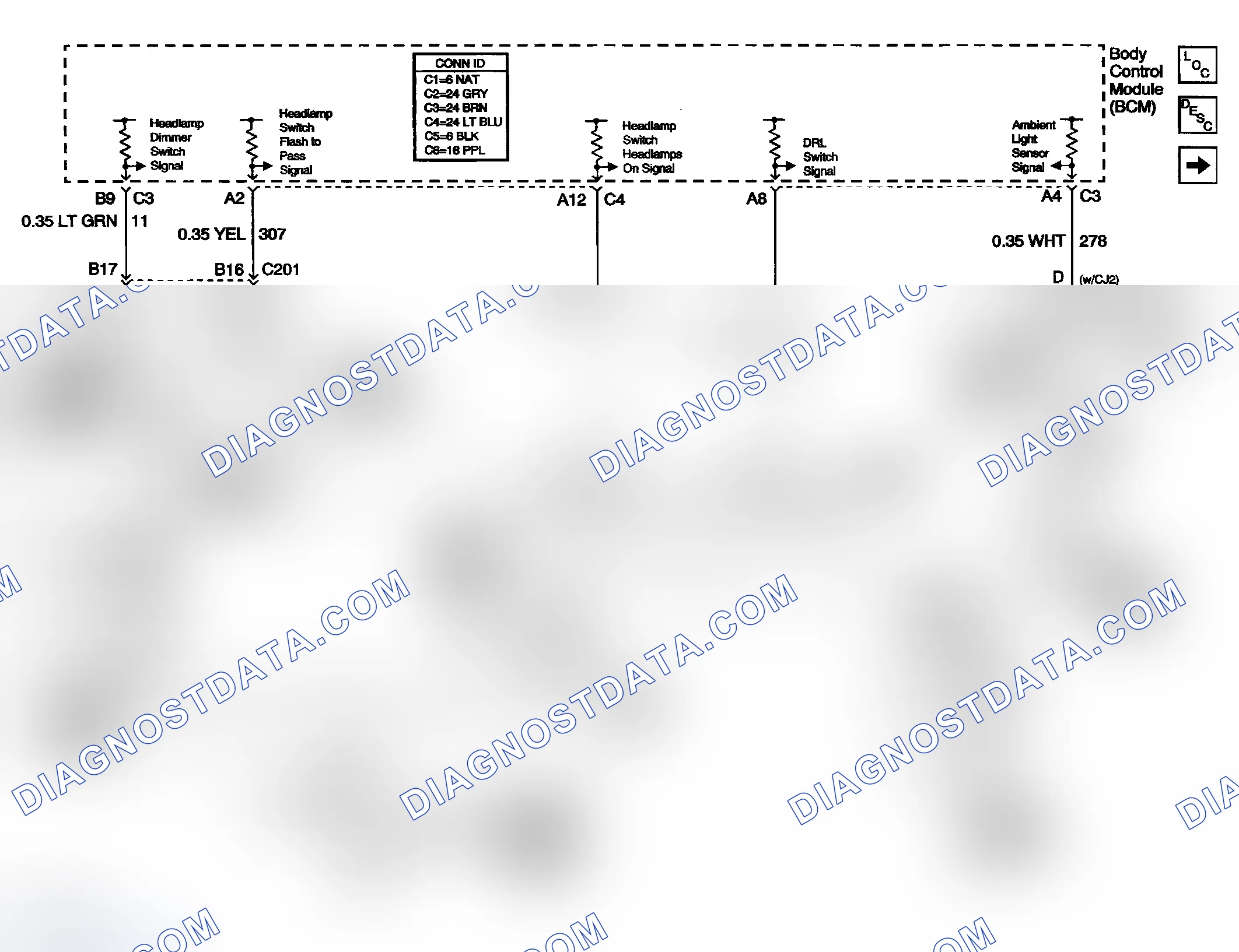 Scheme 1: Headlights/Daytime Running Lights (DRL) Schematics