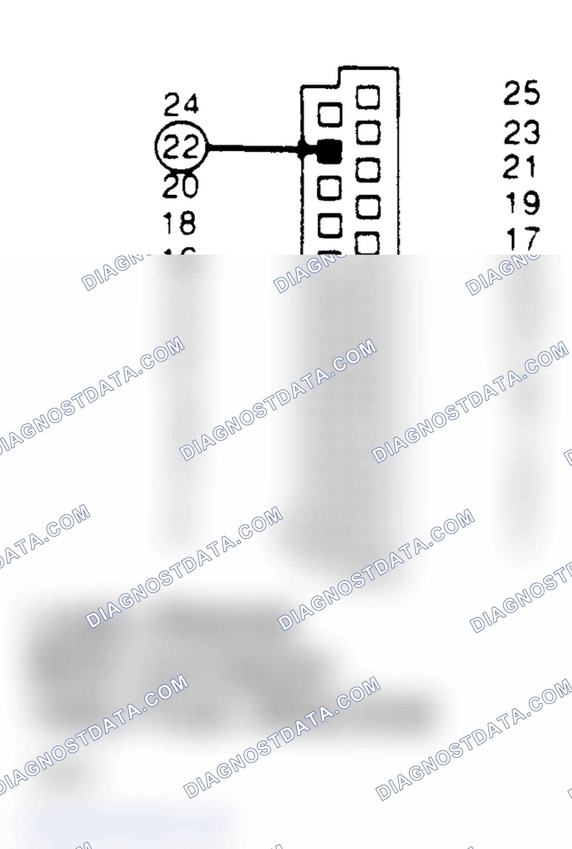 Scheme 133: Logic Module Blue Connector View From Wire End
