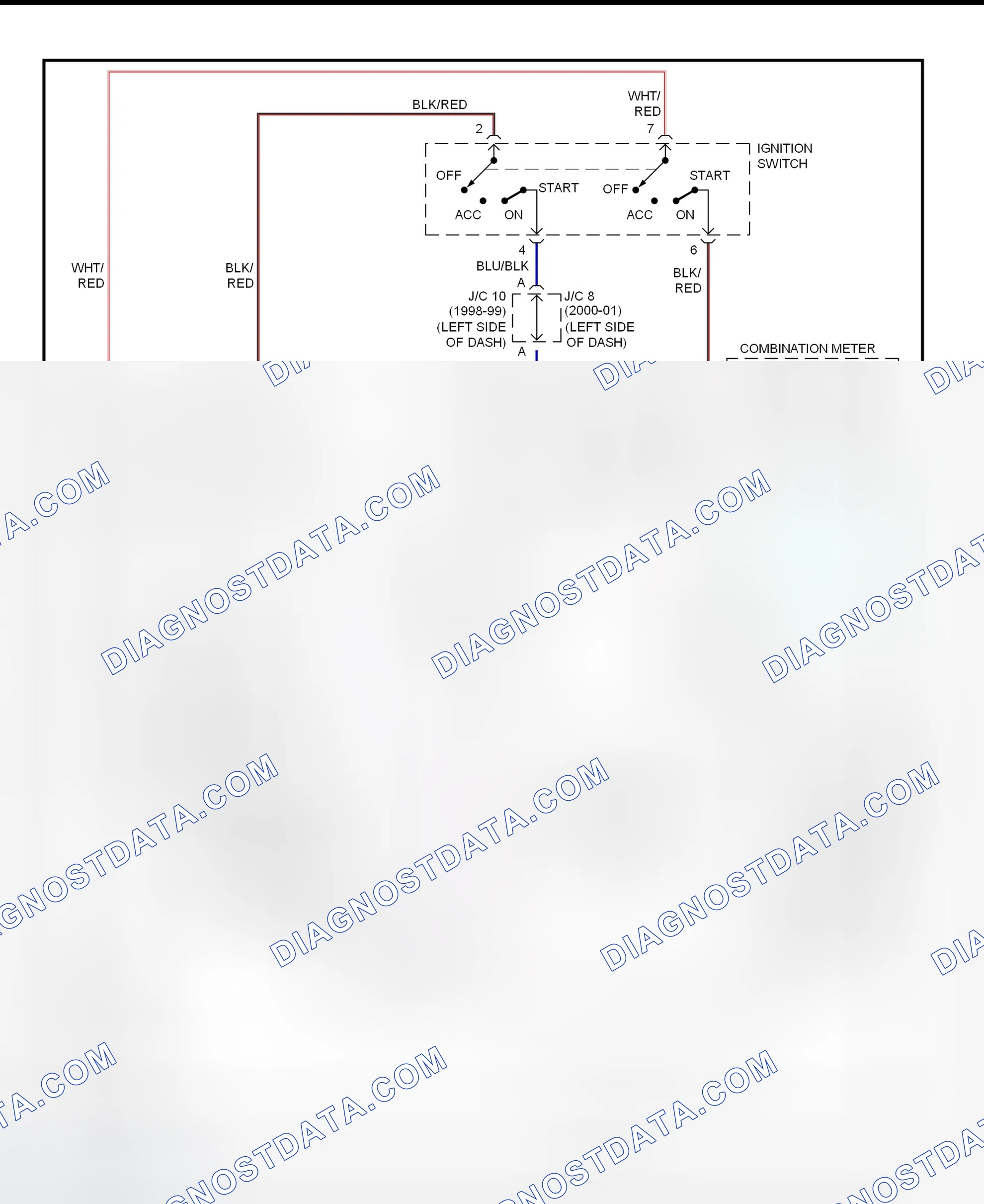 Scheme 4: Charging System Wiring Diagram (LX470)