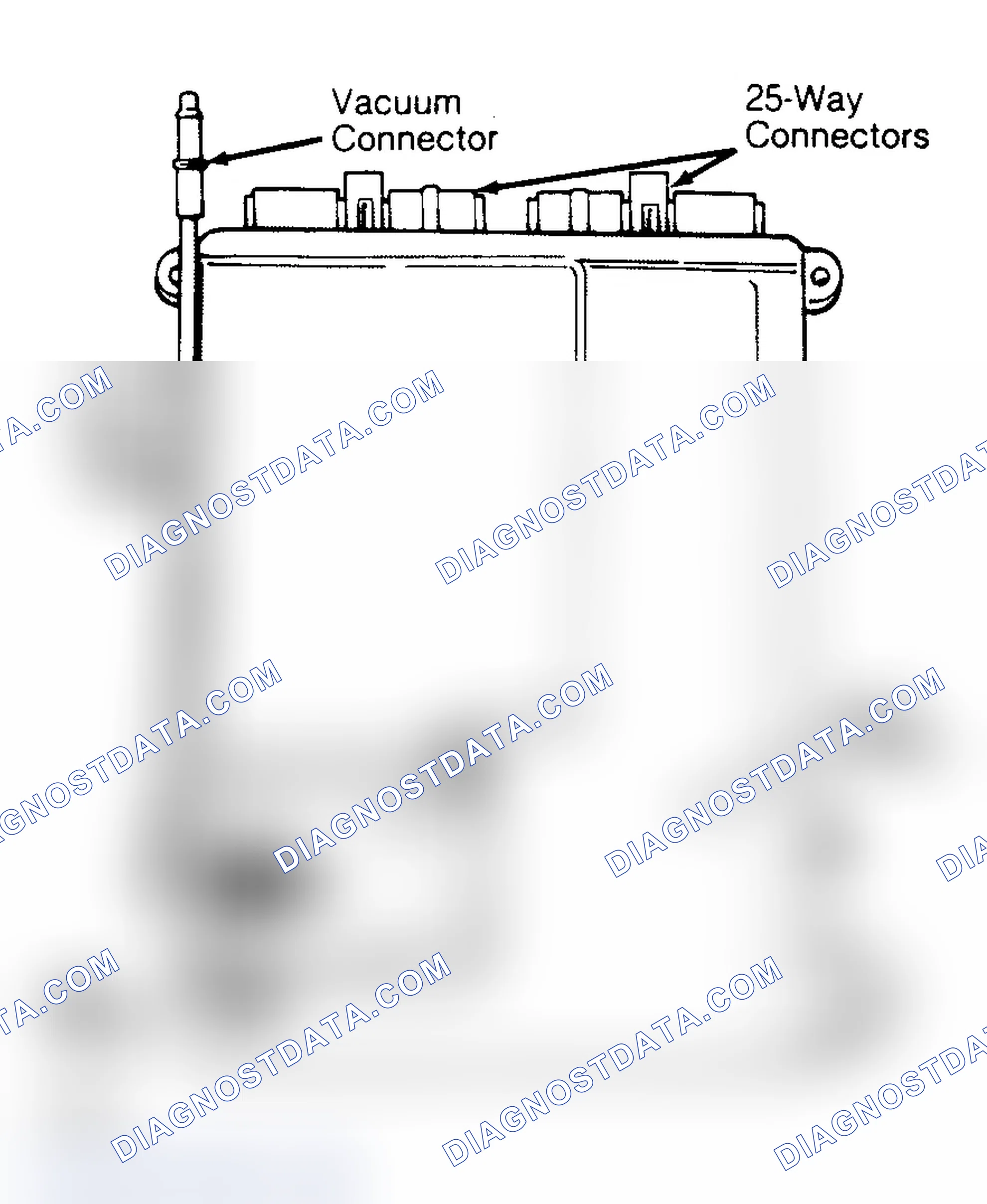 Scheme 93: Logic Module, Connectors and MAP Sensor