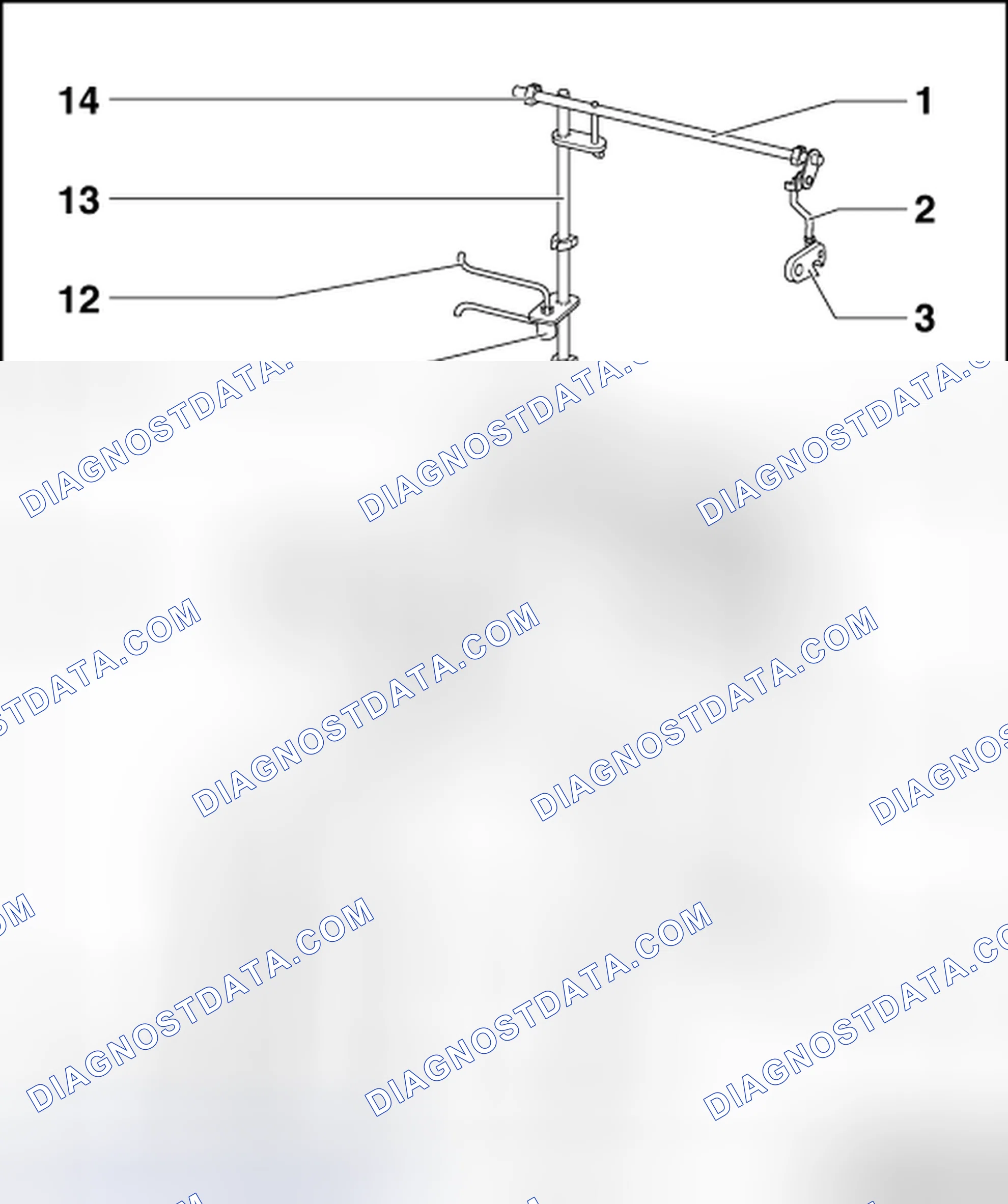 Scheme 54: LEFT TWO PIECES BACKREST LOCK ASSEMBLY OVERVIEW