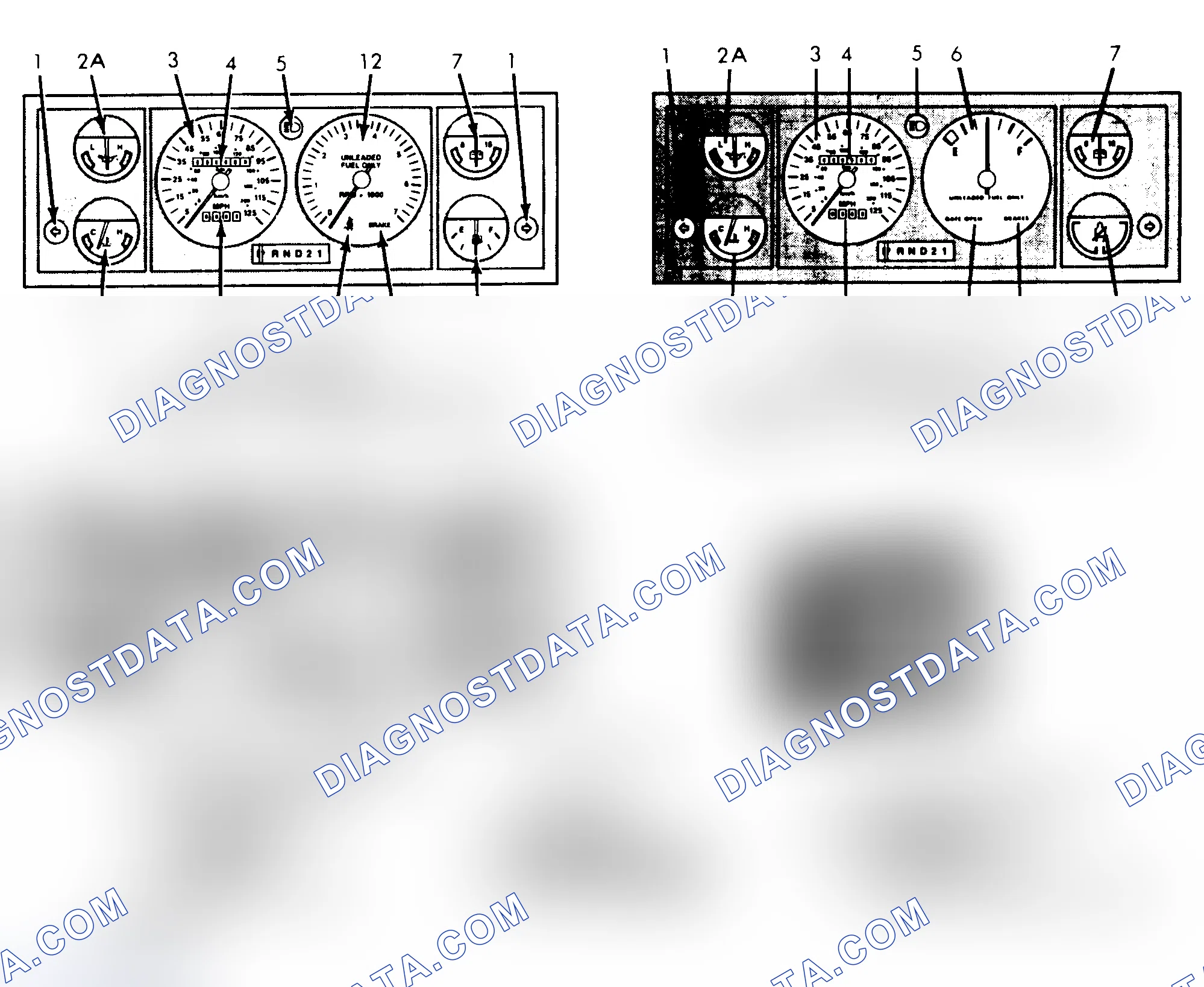 Scheme 1: SERVICE INDICATOR & WARNING LIGHTS