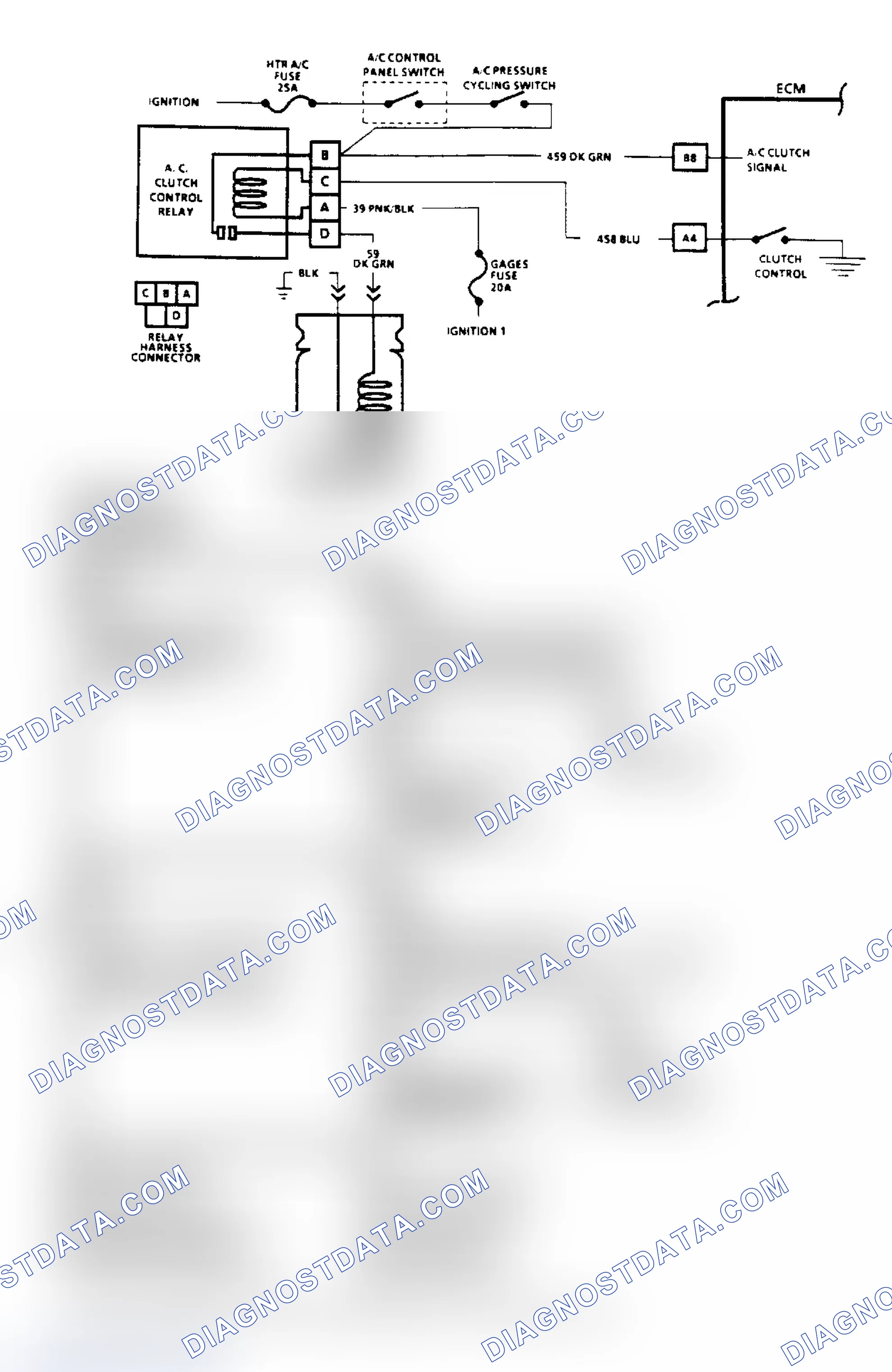 Scheme 95: A/C Clutch Control Diagnosis Flow Chart (2.5L) (3 Of 3)