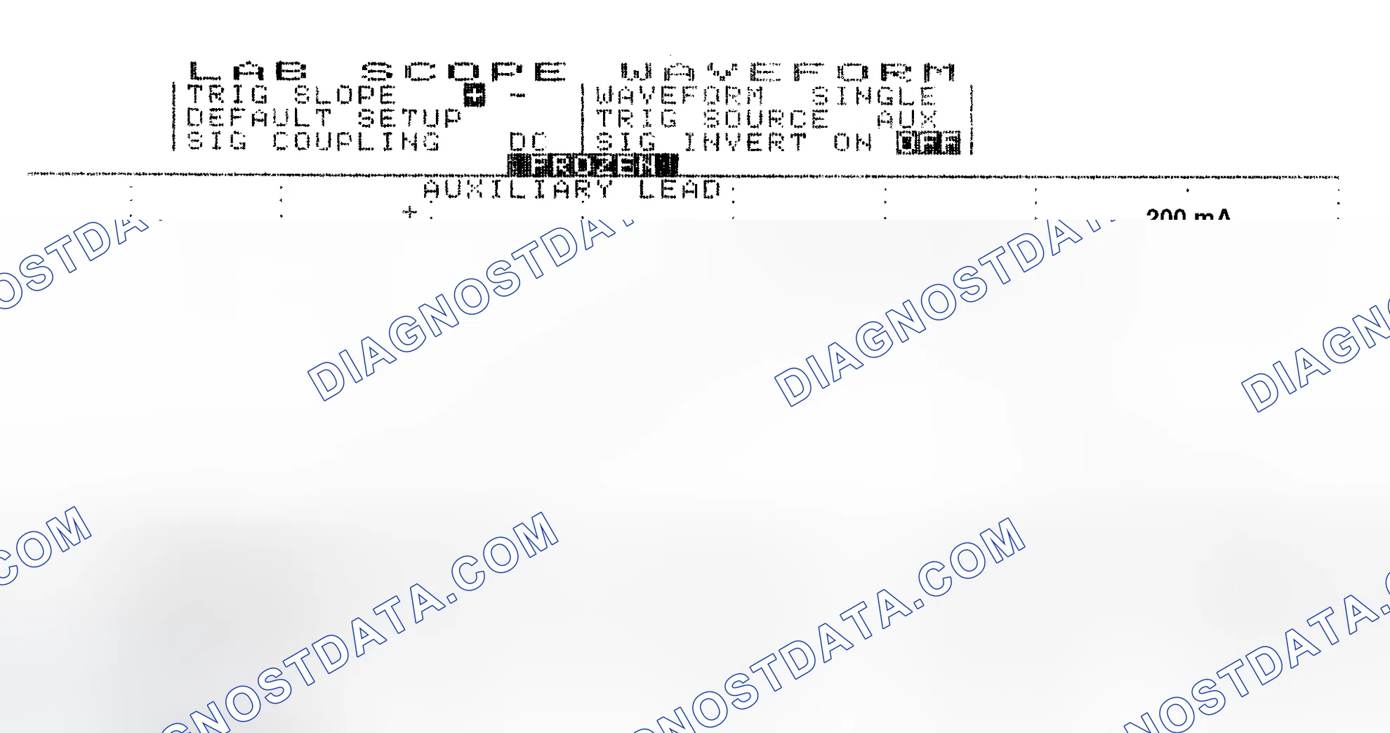 Scheme 13: Single Injector w/Normal Current Flow - Current Pattern
