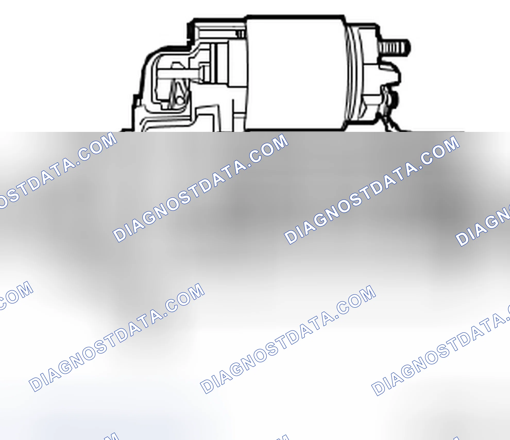 Scheme 48: Starter motor for 4-cyl diesel engine