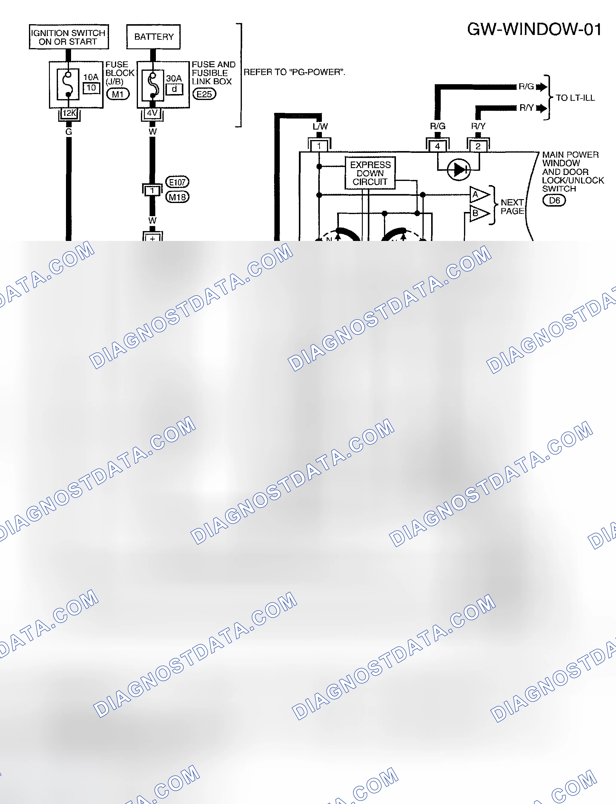 Scheme 6: Wiring Diagram - WINDOW