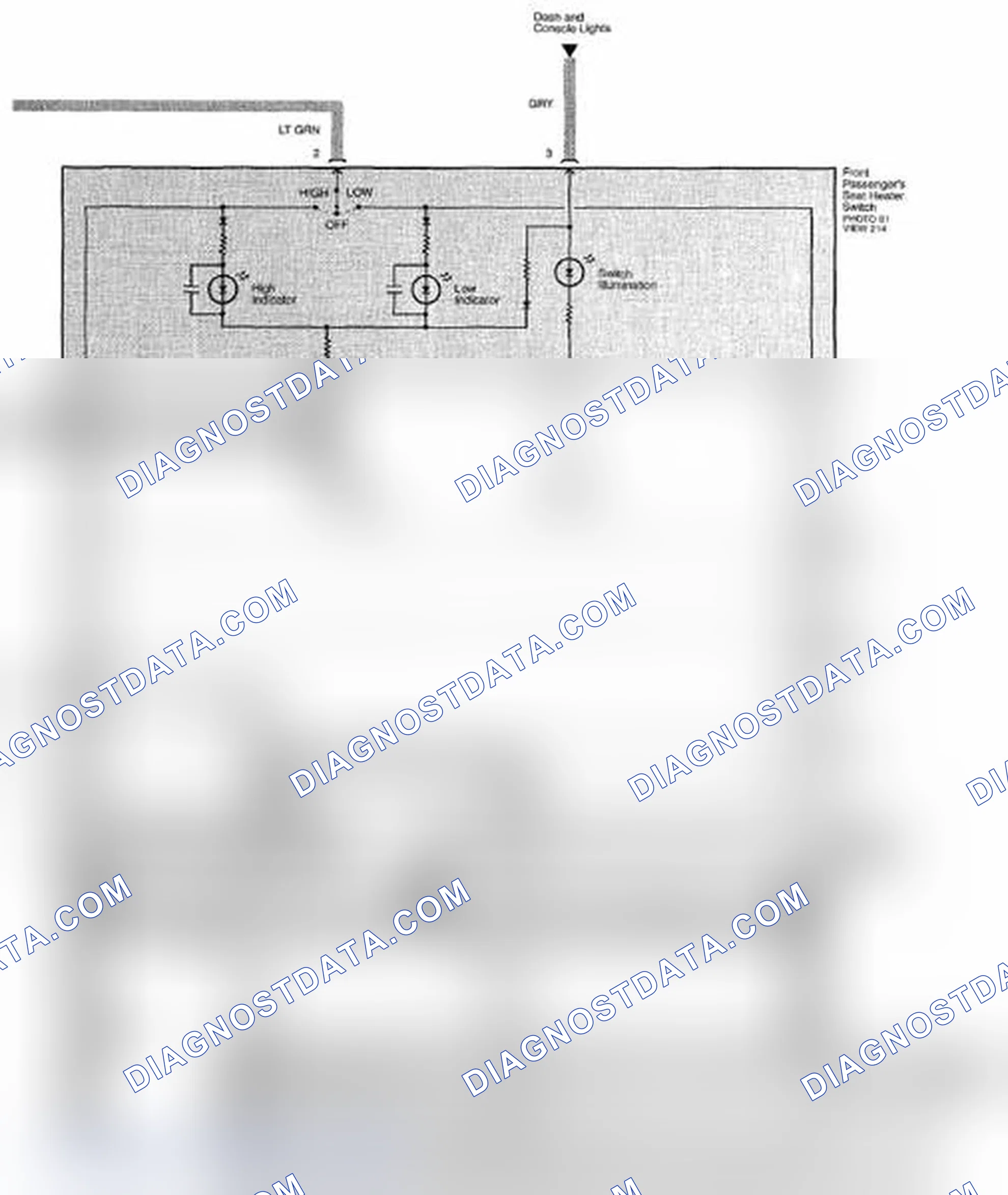 Scheme 292: Seat Heaters Circuit Diagram (Page 147-1)