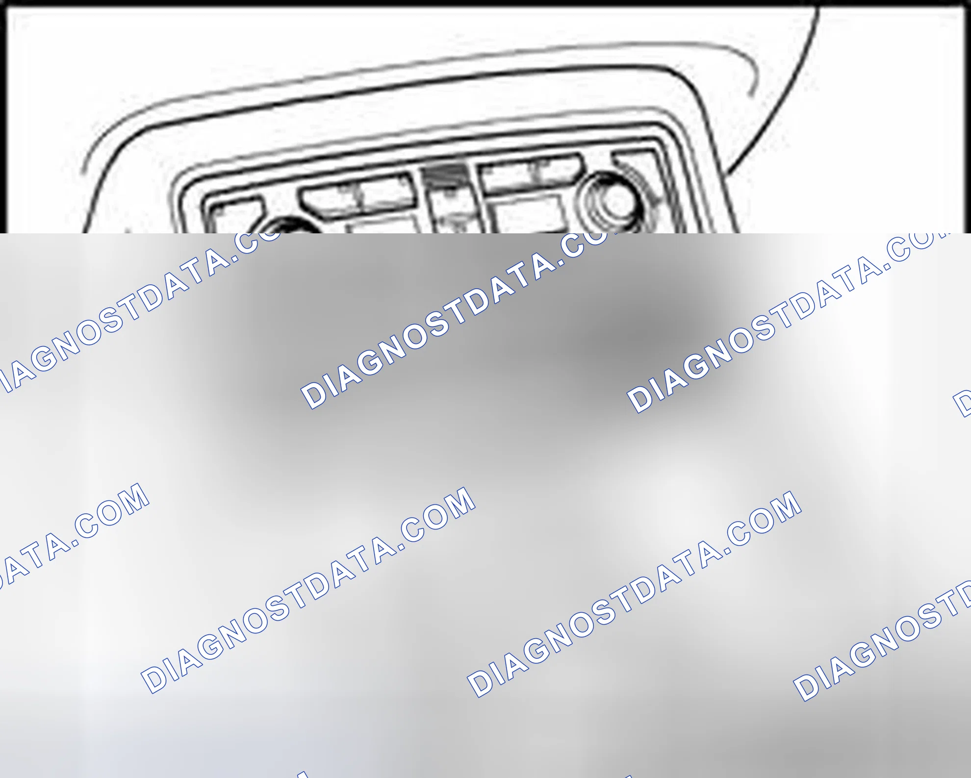 Scheme 2: Access/Start Authorization Button or Driver Identification Control Module, Removing and Installing