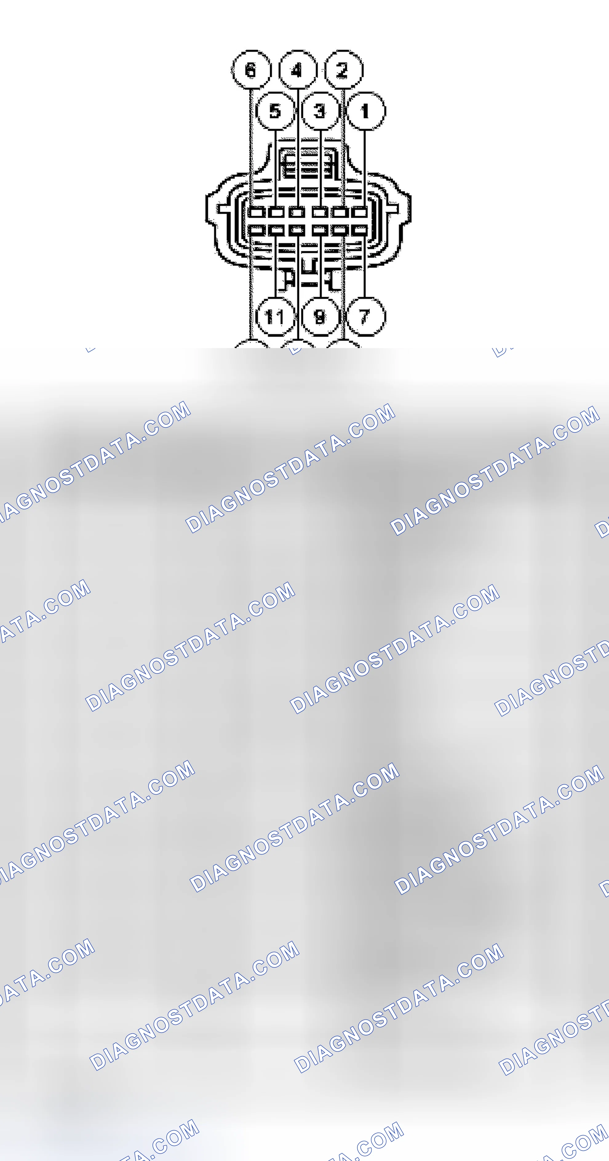 Scheme 329: Digital Transmission Range (TR) Sensor Connector