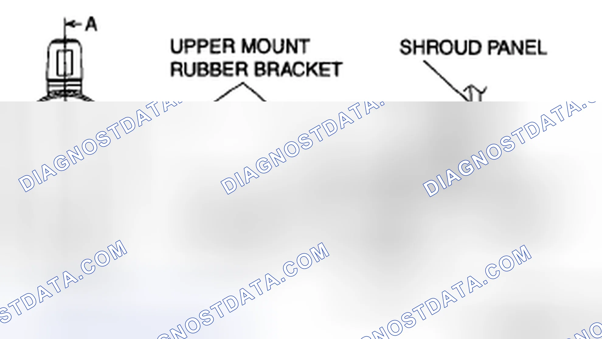 Scheme 25: Upper Mount Rubber Bracket Removal Note