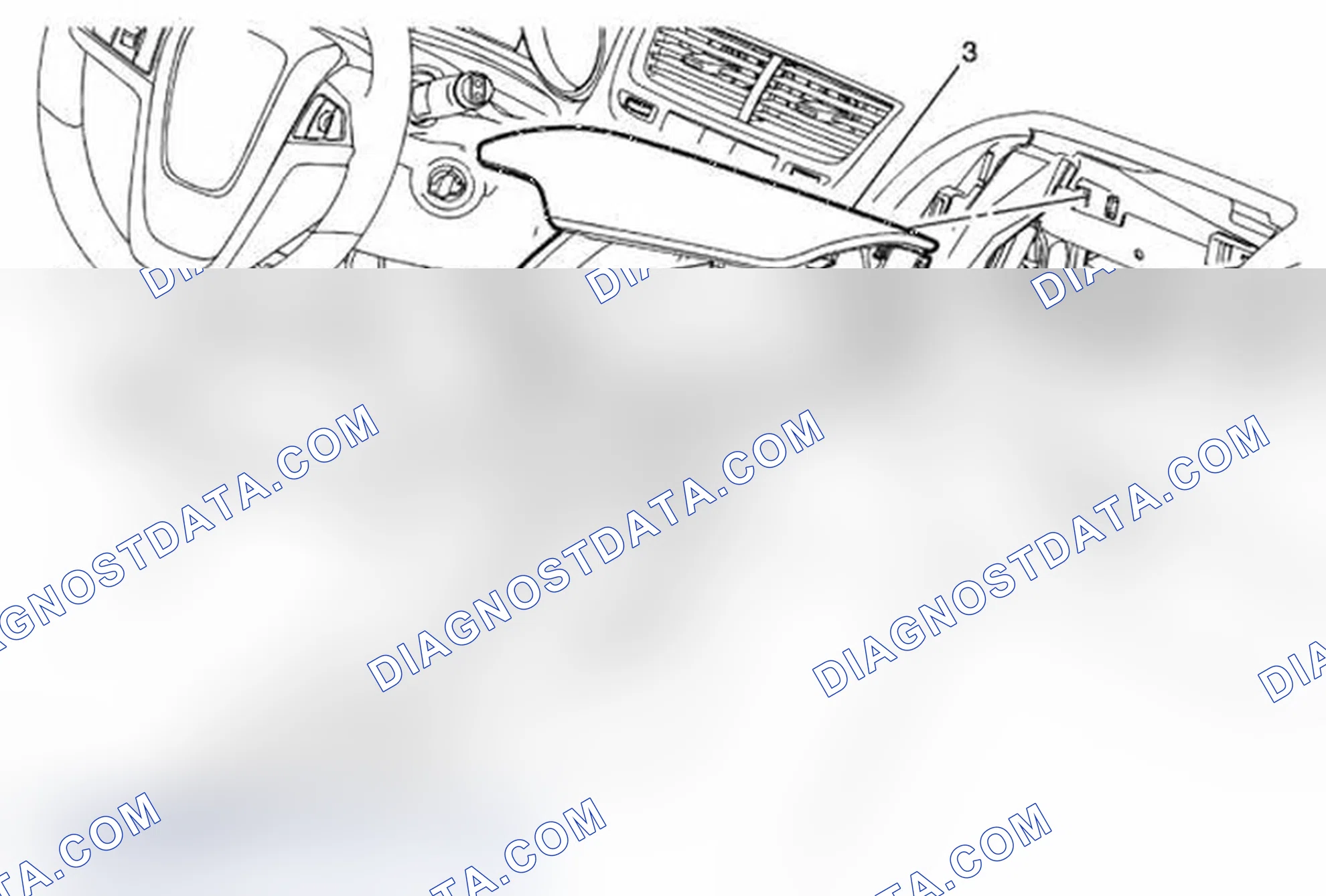 Scheme 112: Instrument Panel Upper Compartment Replacement (Encore)