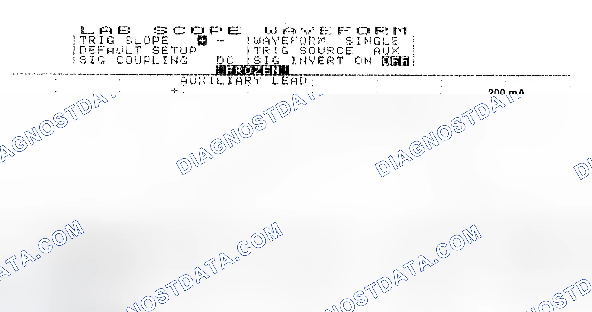 Scheme 13: Single Injector w/Normal Current Flow - Current Pattern