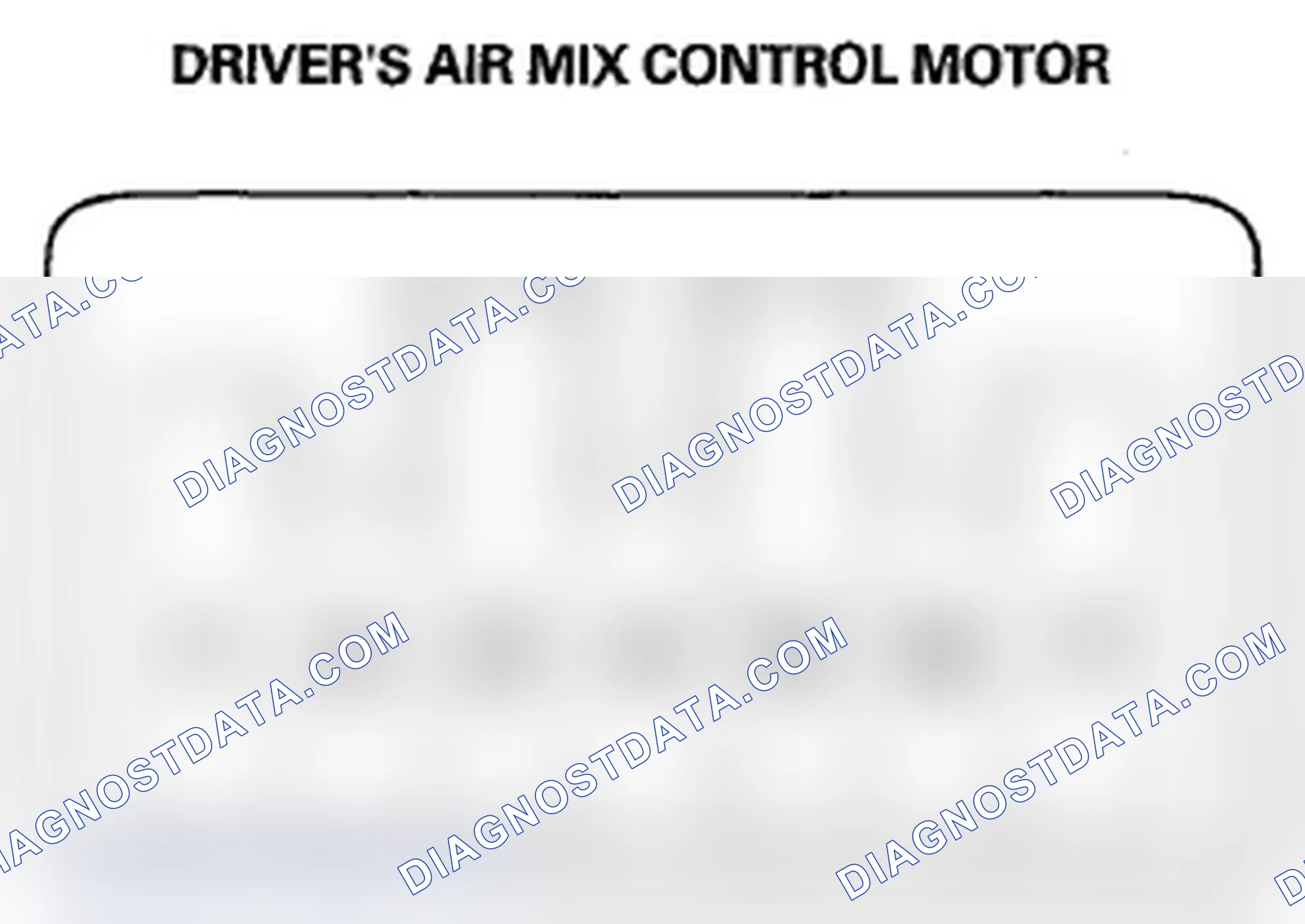 Scheme 335: Driver's Air Mix Control Motor Test
