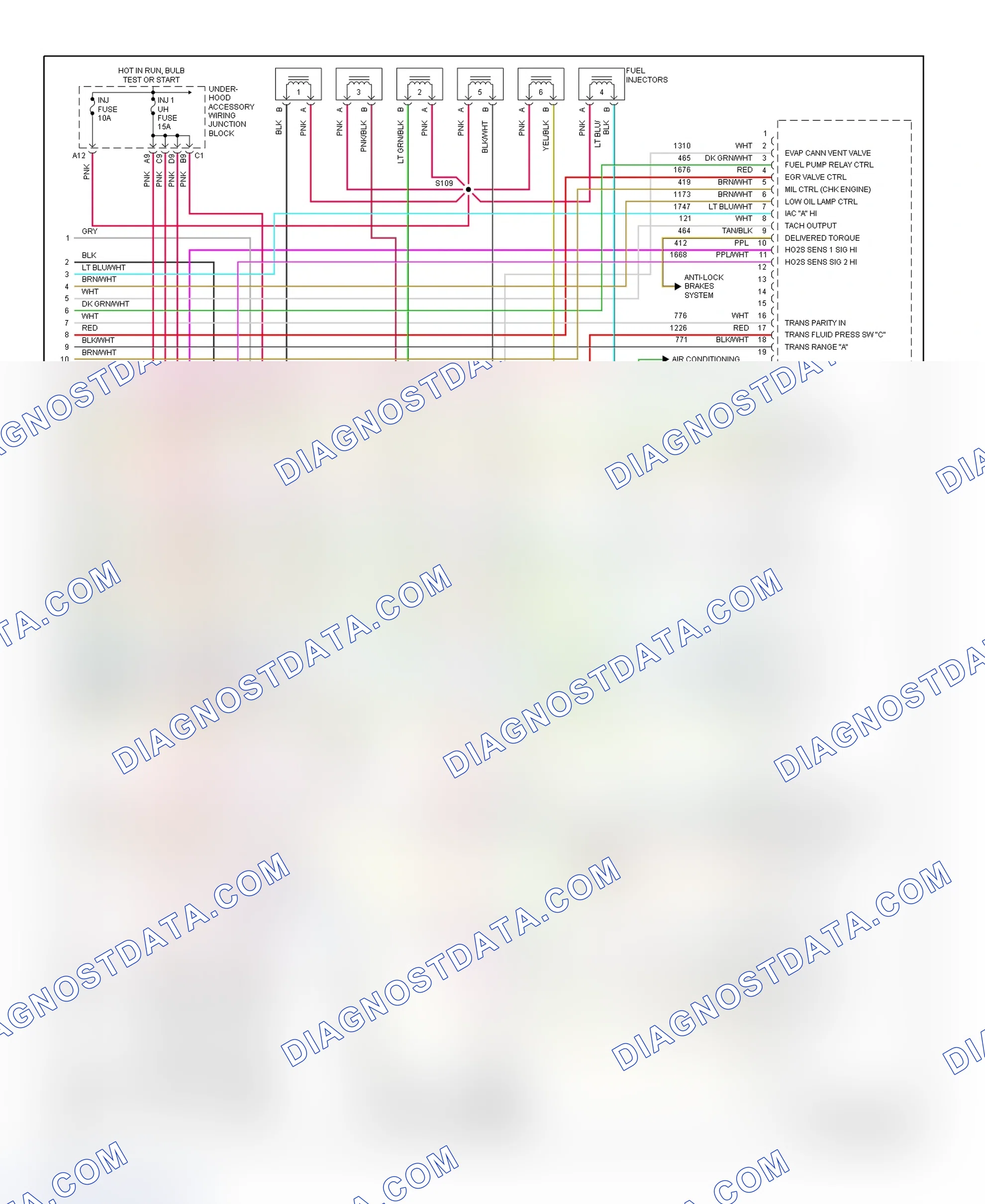 Scheme 149: PCM Wiring Diagram (Montana, Silhouette & Venture - 3.4L - 4 Of 4)