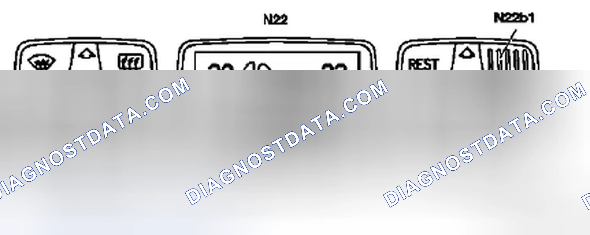 Scheme 46: Identifying Automatic A/C Pushbutton Control Module And In-Car Temperature Sensor
