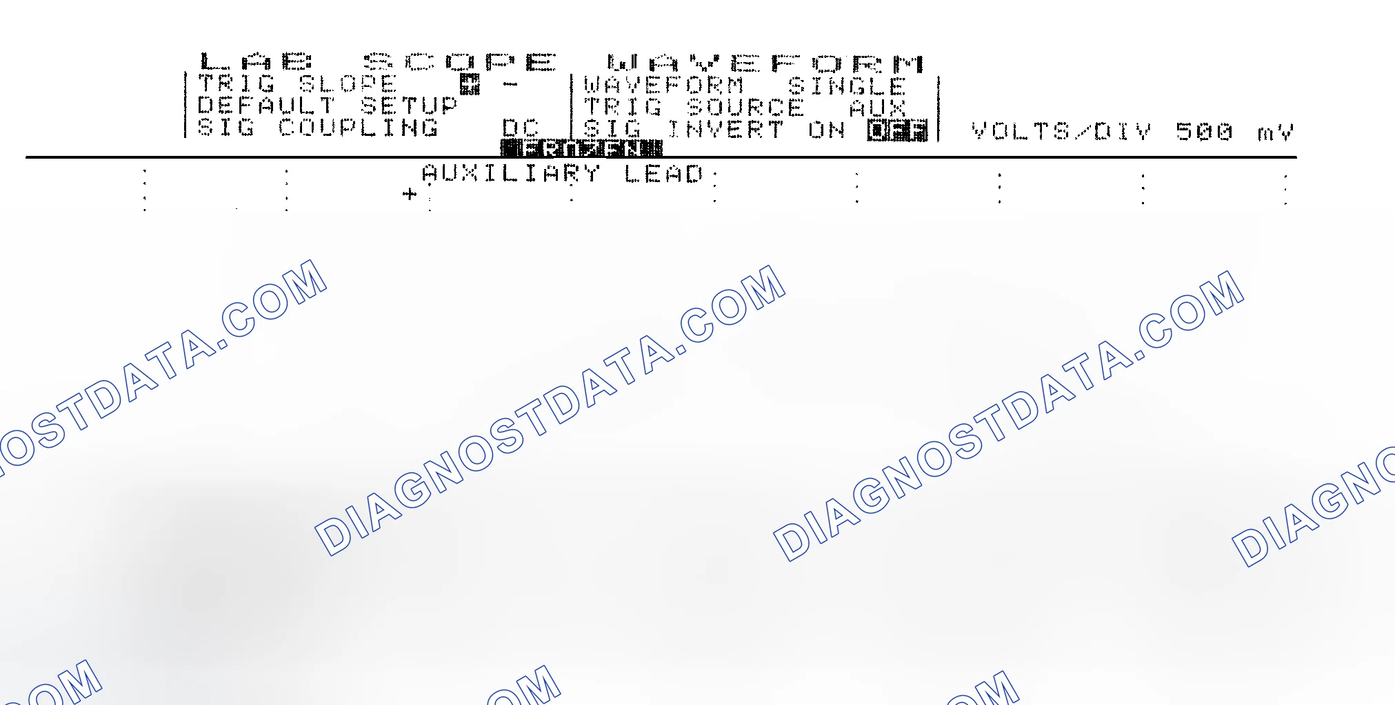 Scheme 14: Single Injector w/Excessive Current Flow - Current Pattern