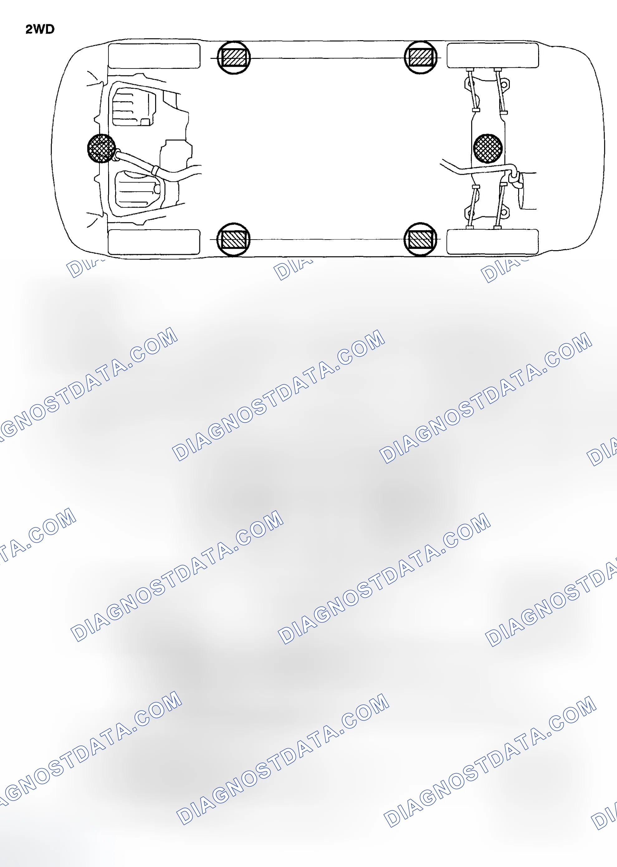 Scheme 40: VEHICLE LIFT AND SUPPORT LOCATIONS