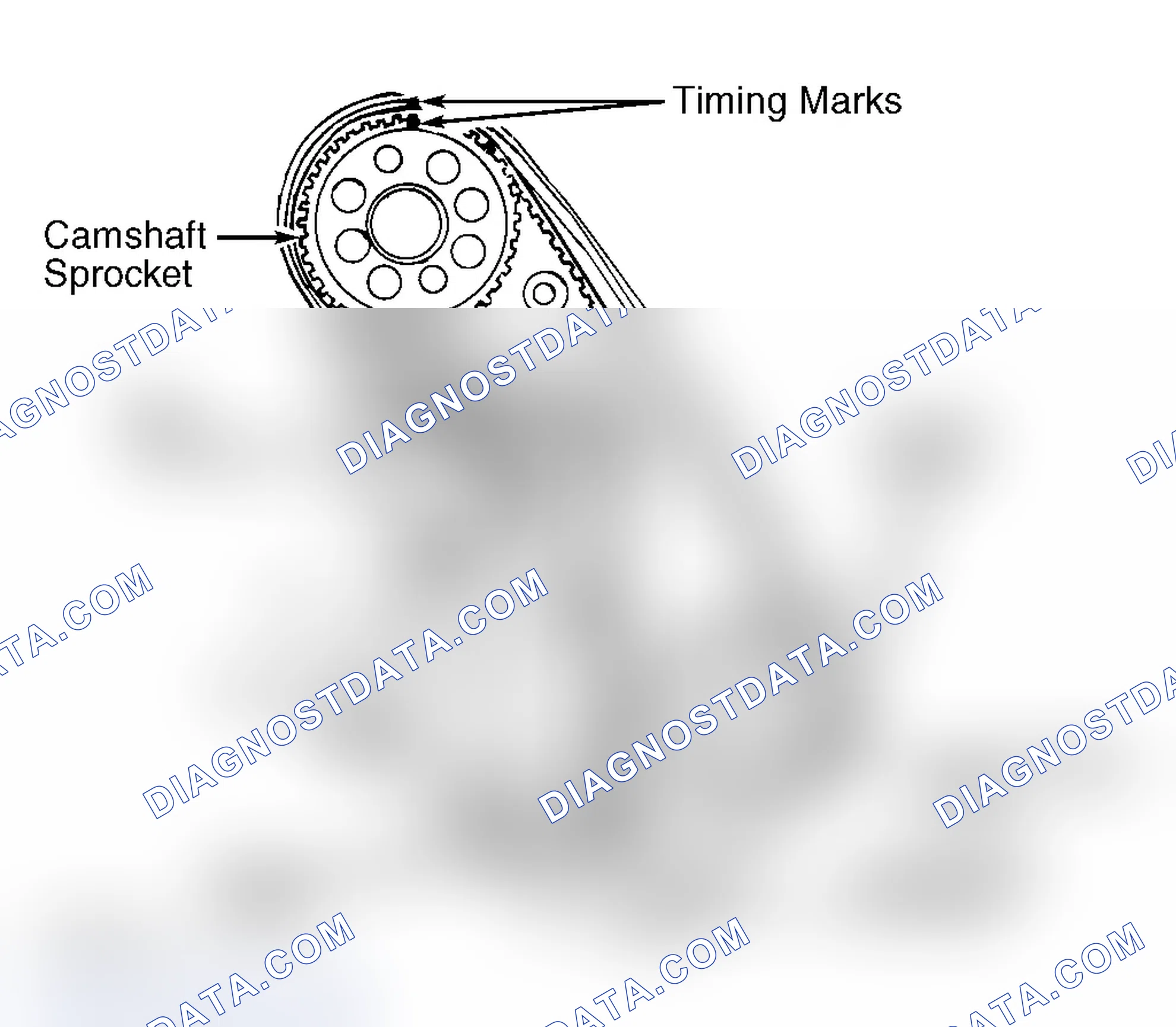 Scheme 9: ALIGNING CAMSHAFT TIMING MARKS - 2.3L TURBO