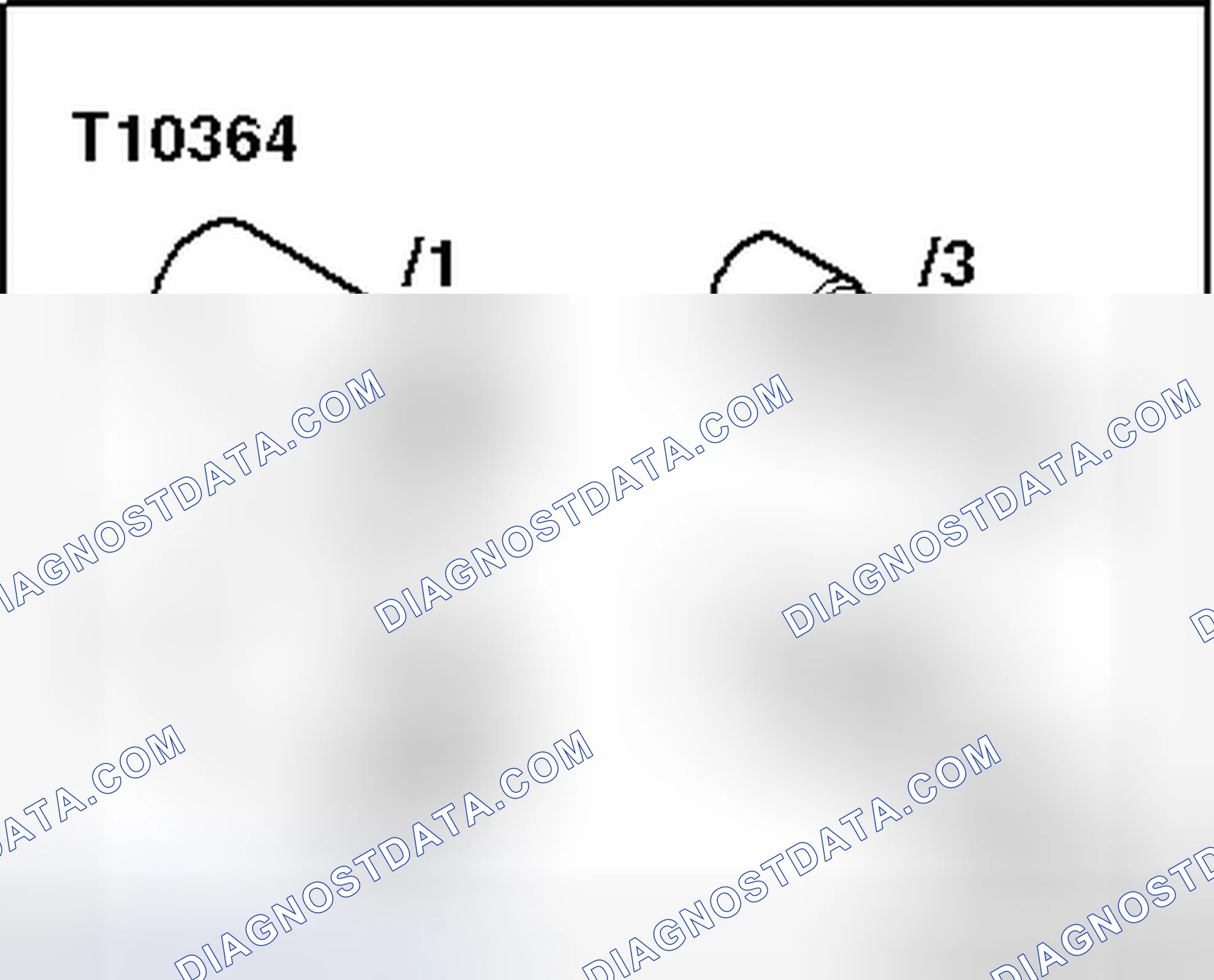 Scheme 66: SOCKET T10364 FOR THE HIGH PRESSURE/LOW PRESSURE SIDE SERVICE CONNECTION VALVES IN THE REFRIGERANT C