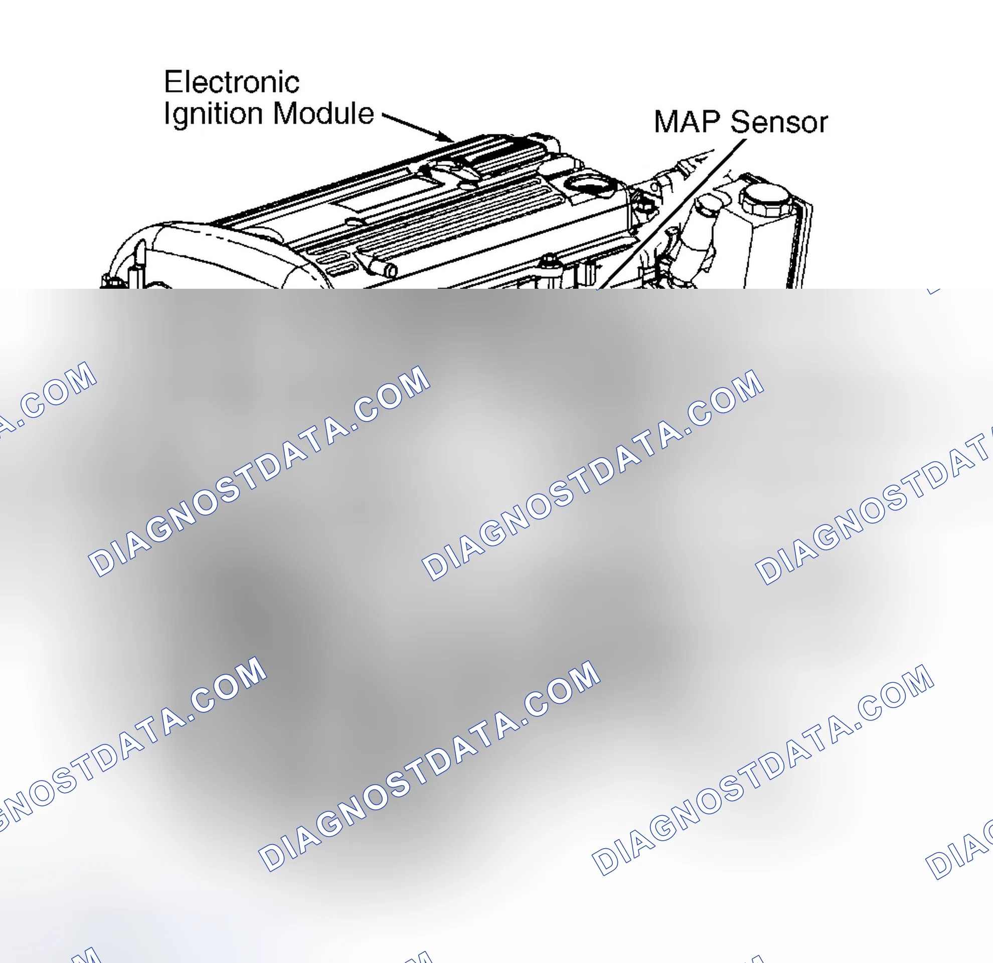 Scheme 54: ENGINE COMPONENT LOCATIONS (2.2L VIN F - SATURN)