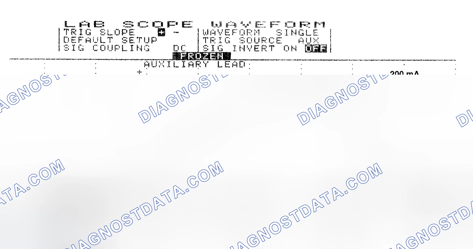 Scheme 13: Single Injector w/Normal Current Flow - Current Pattern