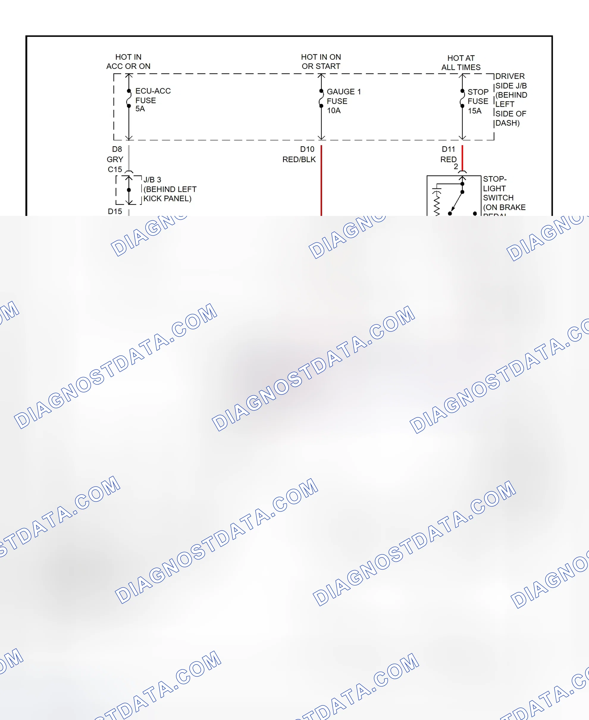 Scheme 159: Shift Lock System Wiring Diagram (Toyota Avalon)