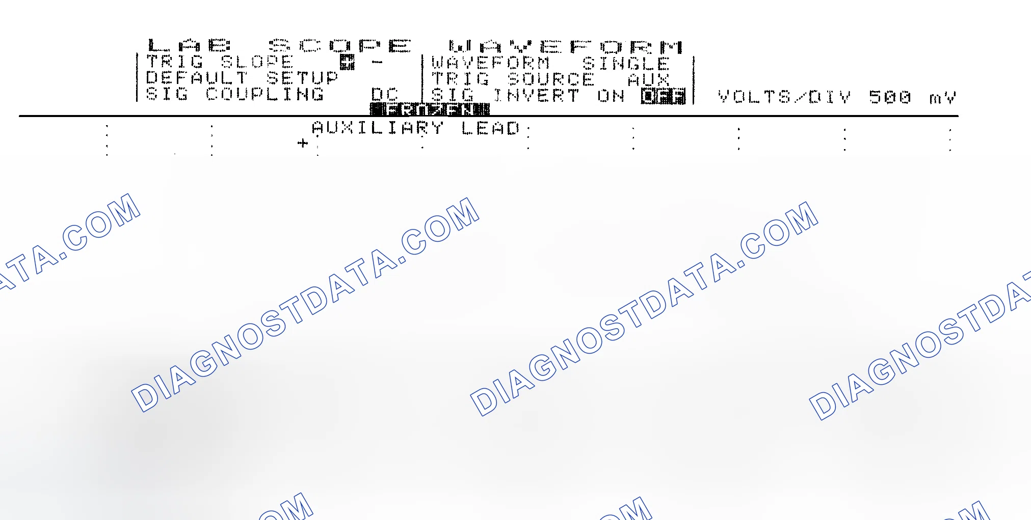 Scheme 14: Single Injector w/Excessive Current Flow - Current Pattern