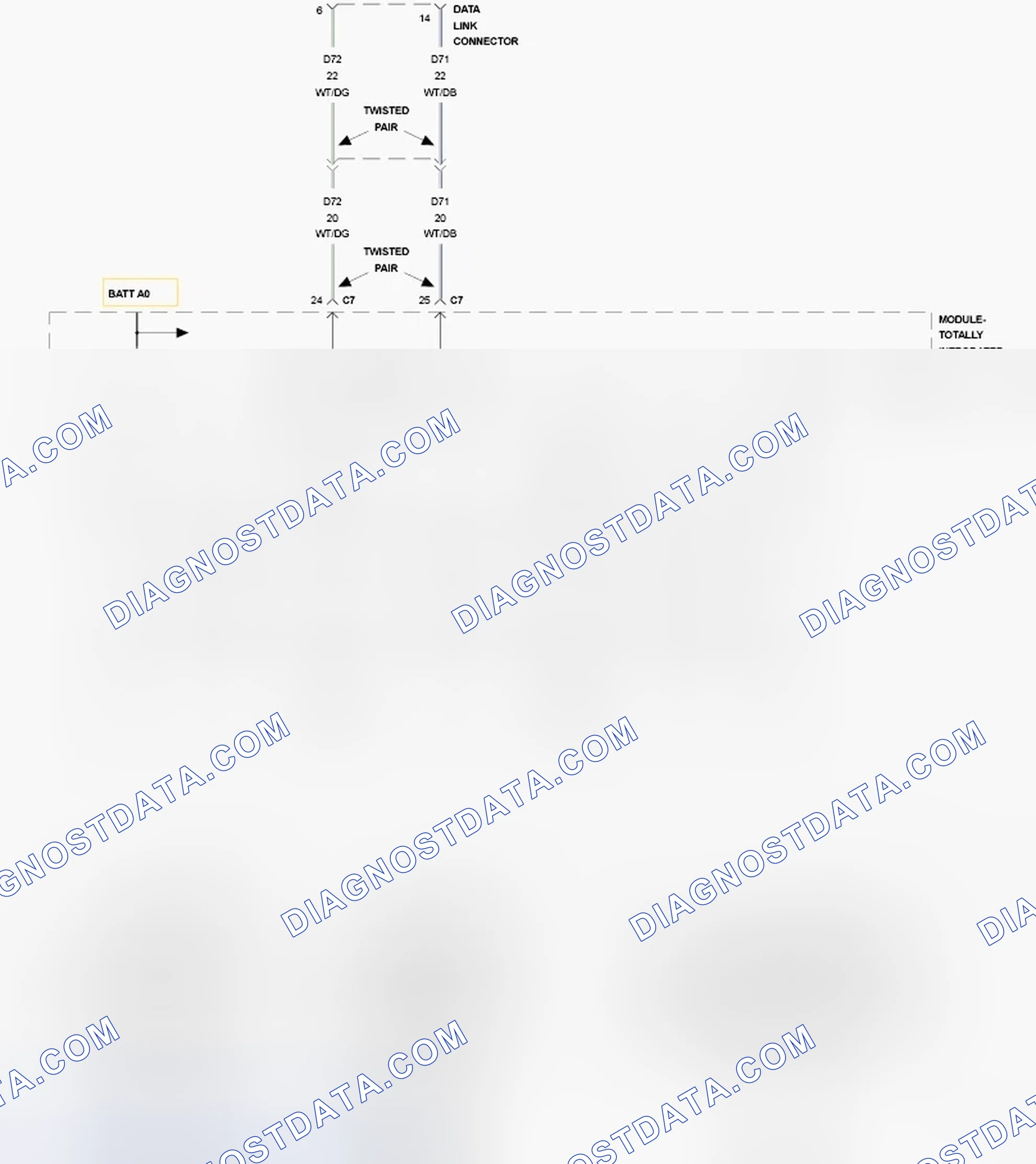 Scheme 1: BOTH DIAGNOSTIC CAN C (+) AND DIAGNOSTIC CAN C (-) CIRCUITS OPEN