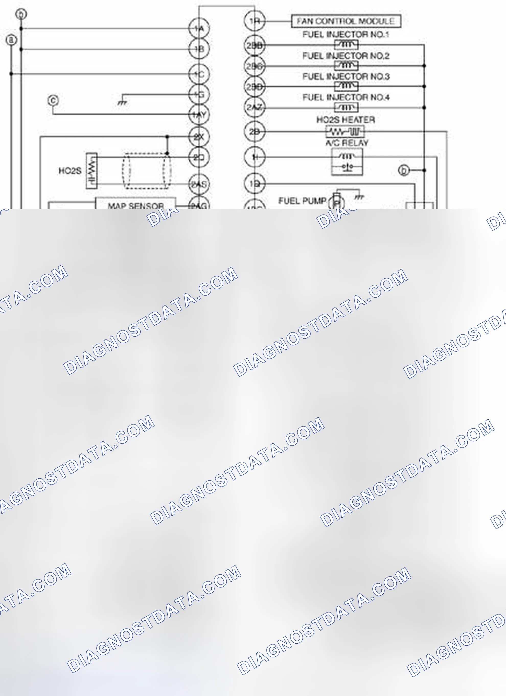 Scheme 210: Symptom Troubleshooting Wiring Diagram [MZR 2.0, MZR 2.5] (1 Of 2)