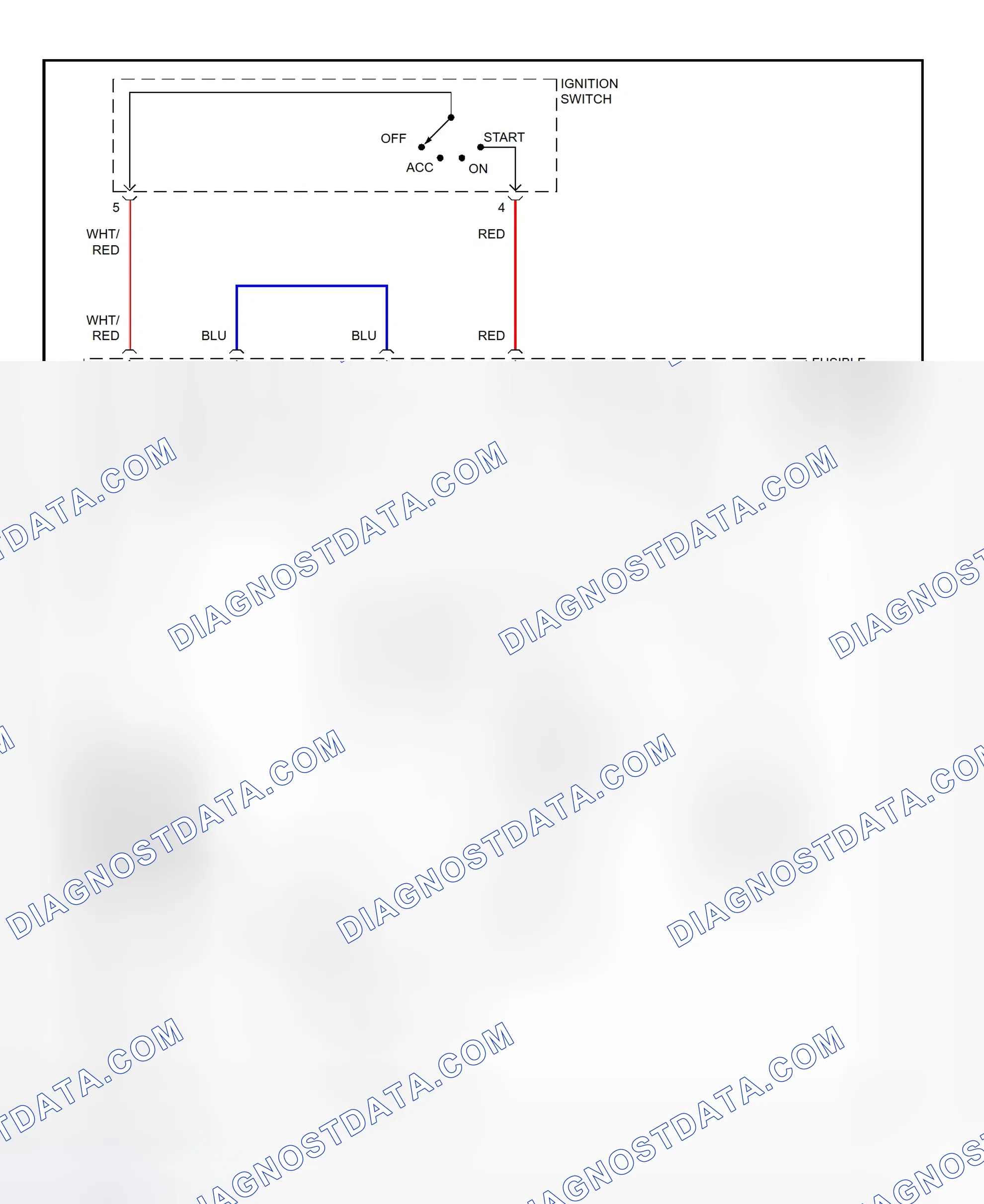 Fig. 27: Starting System Wiring Diagram (MR2)