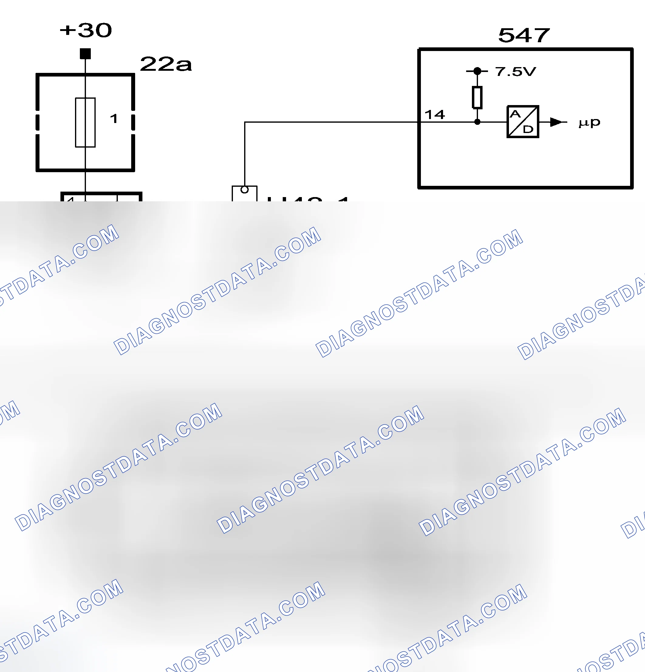 Scheme 71: Brake Light Switch. Open Circuit