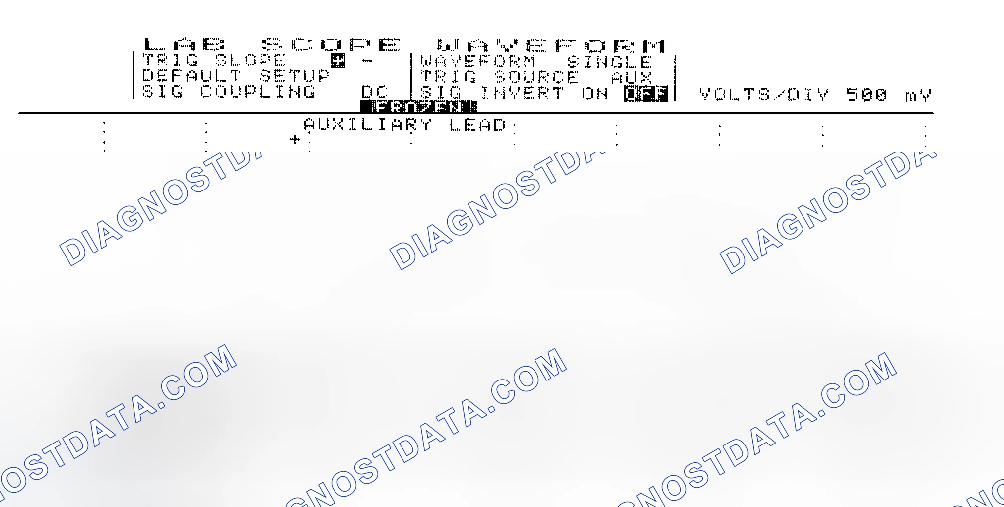 Scheme 14: Single Injector w/Excessive Current Flow - Current Pattern