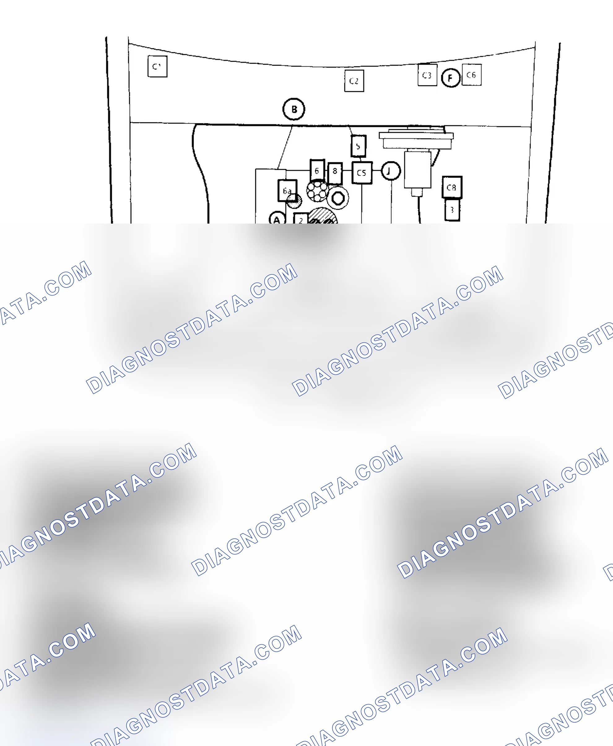 Scheme 163: Component Locations for "S/T" Series 4.3L