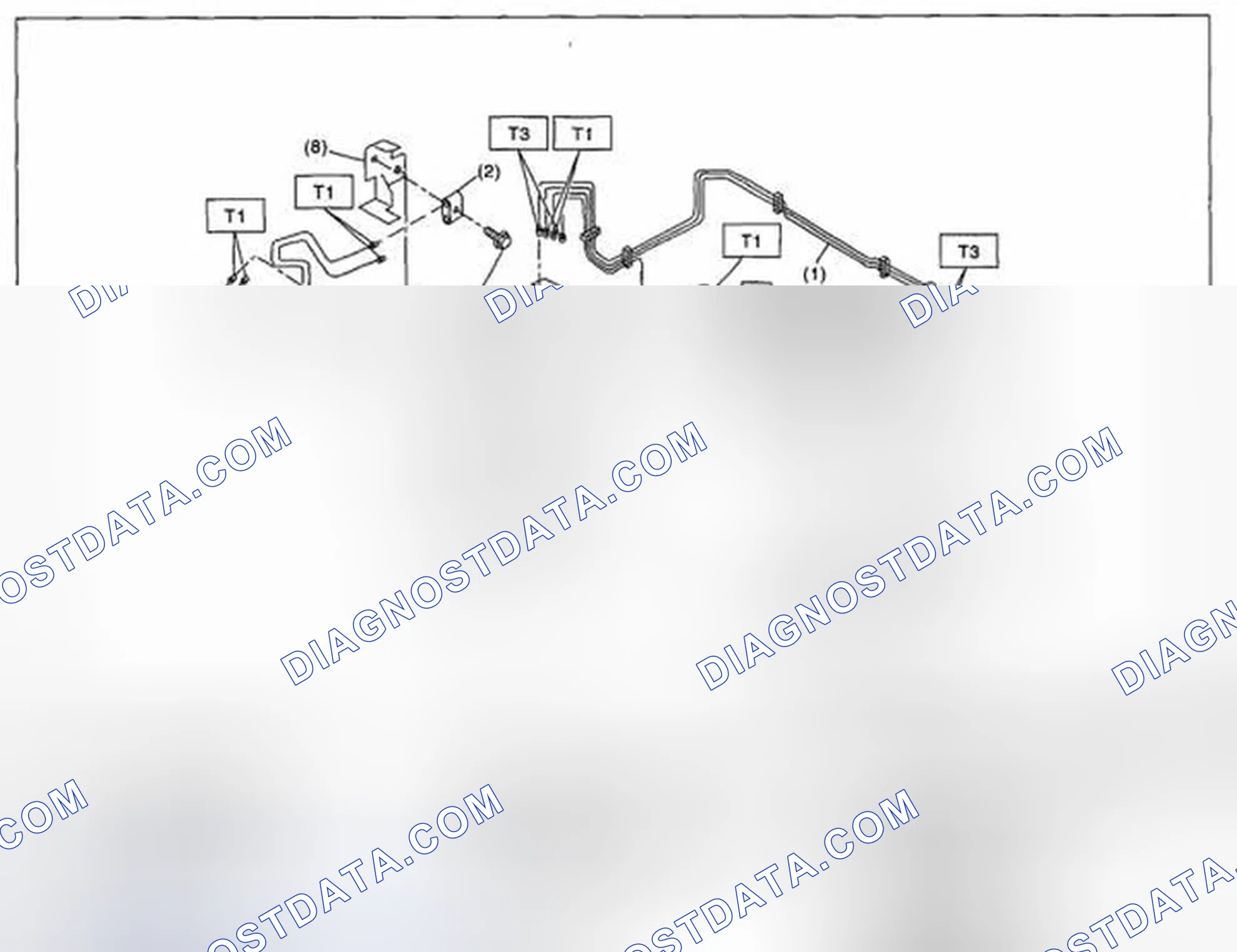 Scheme 4: FRONT BRAKE PIPES AND HOSES
