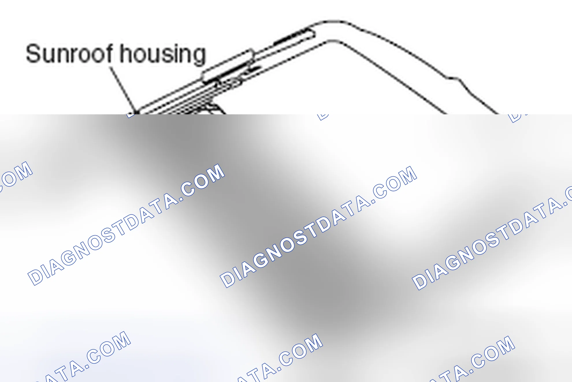 Scheme 114: << B >> SUNROOF DRIP PLATE AND SUNROOF LID SLIDE GUIDE REMOVAL