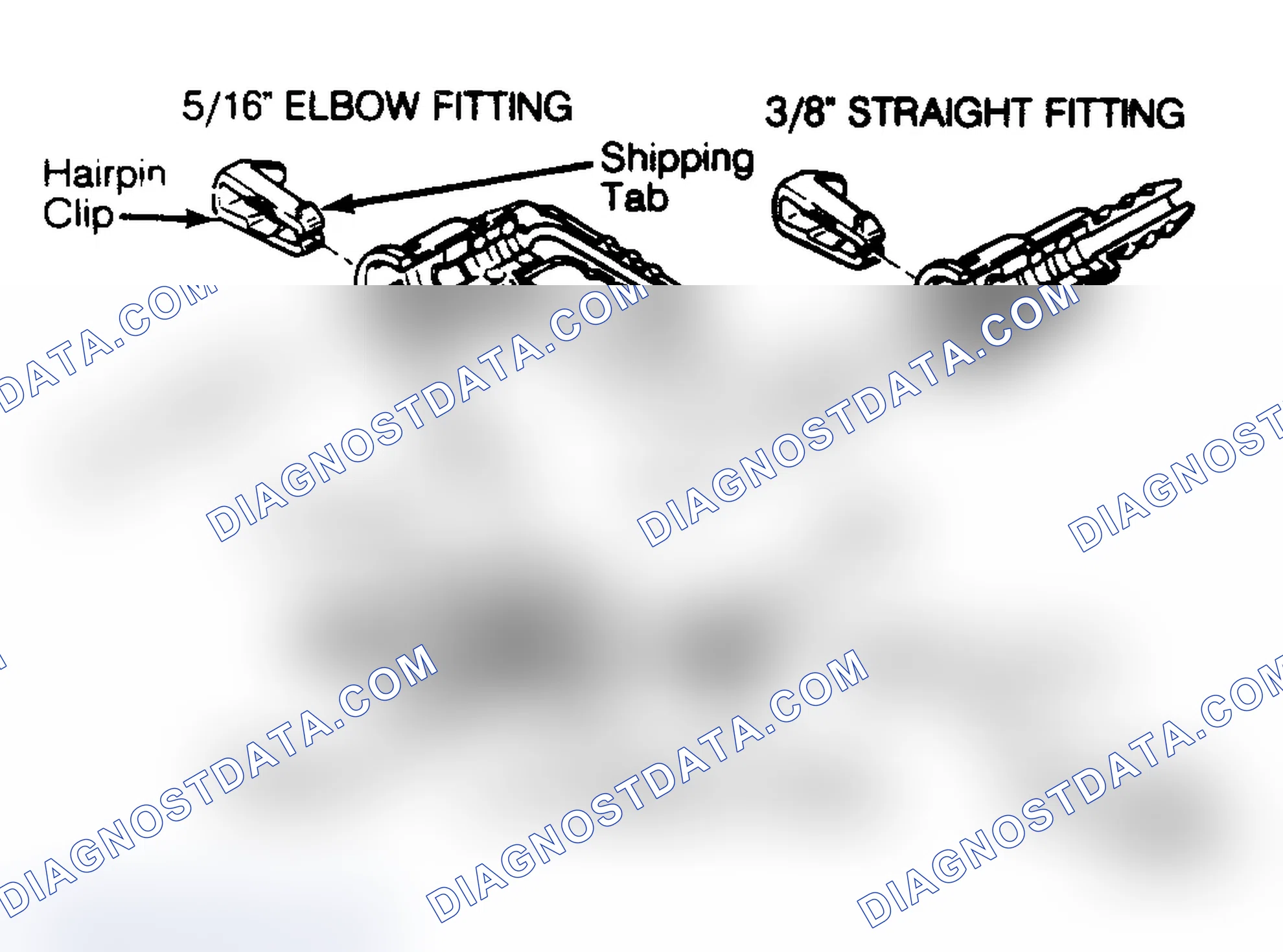 Scheme 26: Exploded View of "Push-Connect" Fittings