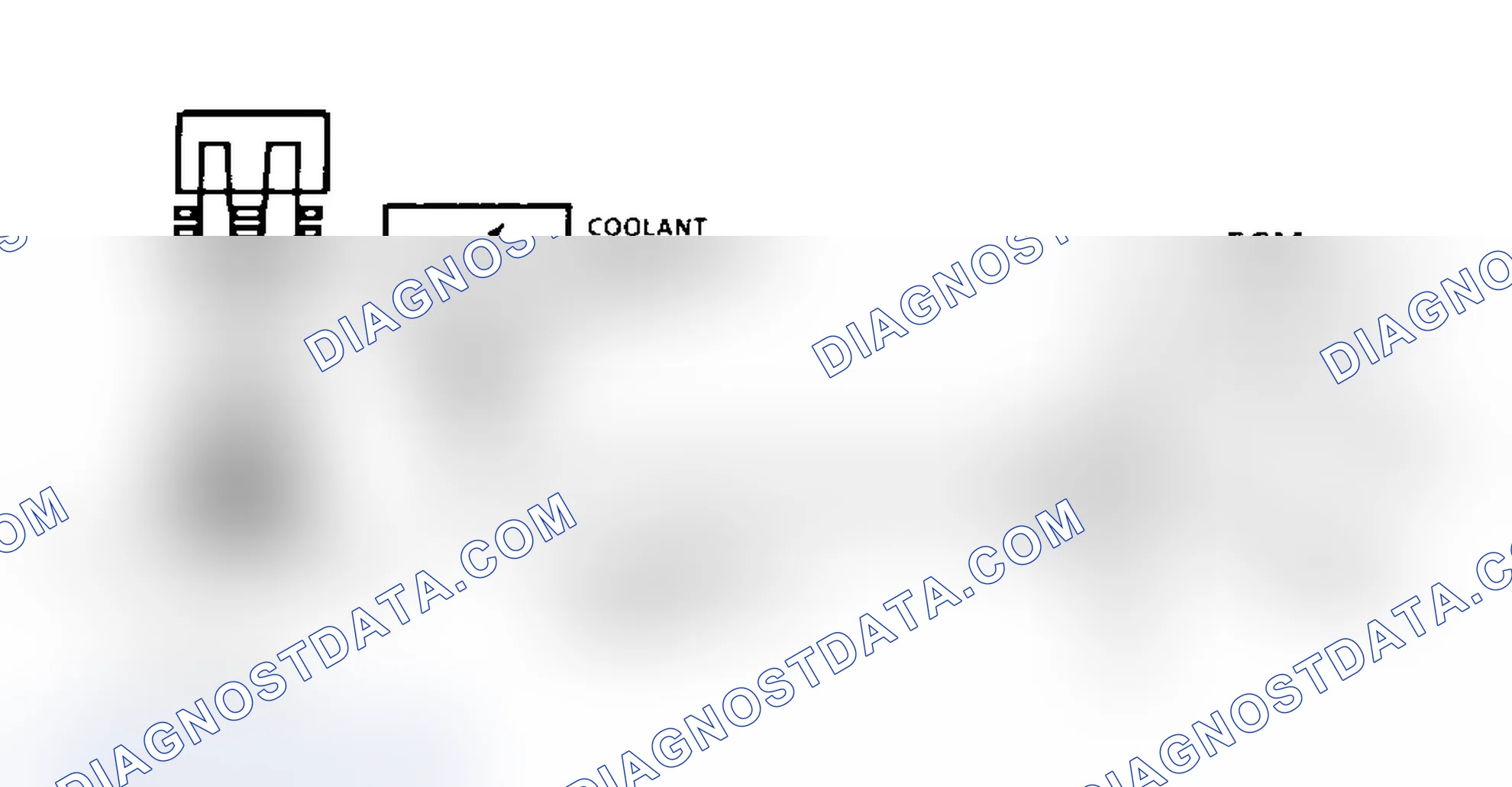 Scheme 3: Code 14 Schematic (5.7L) Coolant Sensor Signal Voltage Low