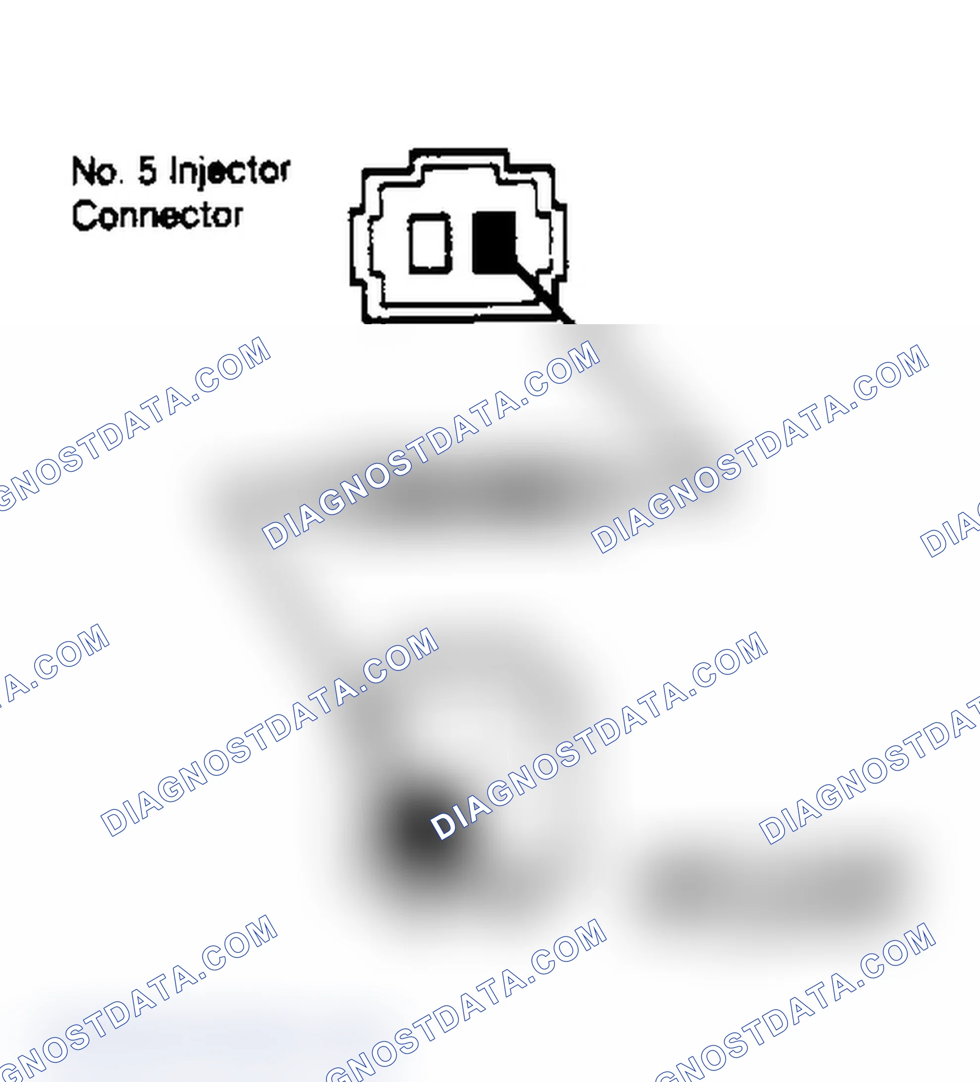 Scheme 148: No. 5 Injector Connector To Injector Harness 4-Pin Connector