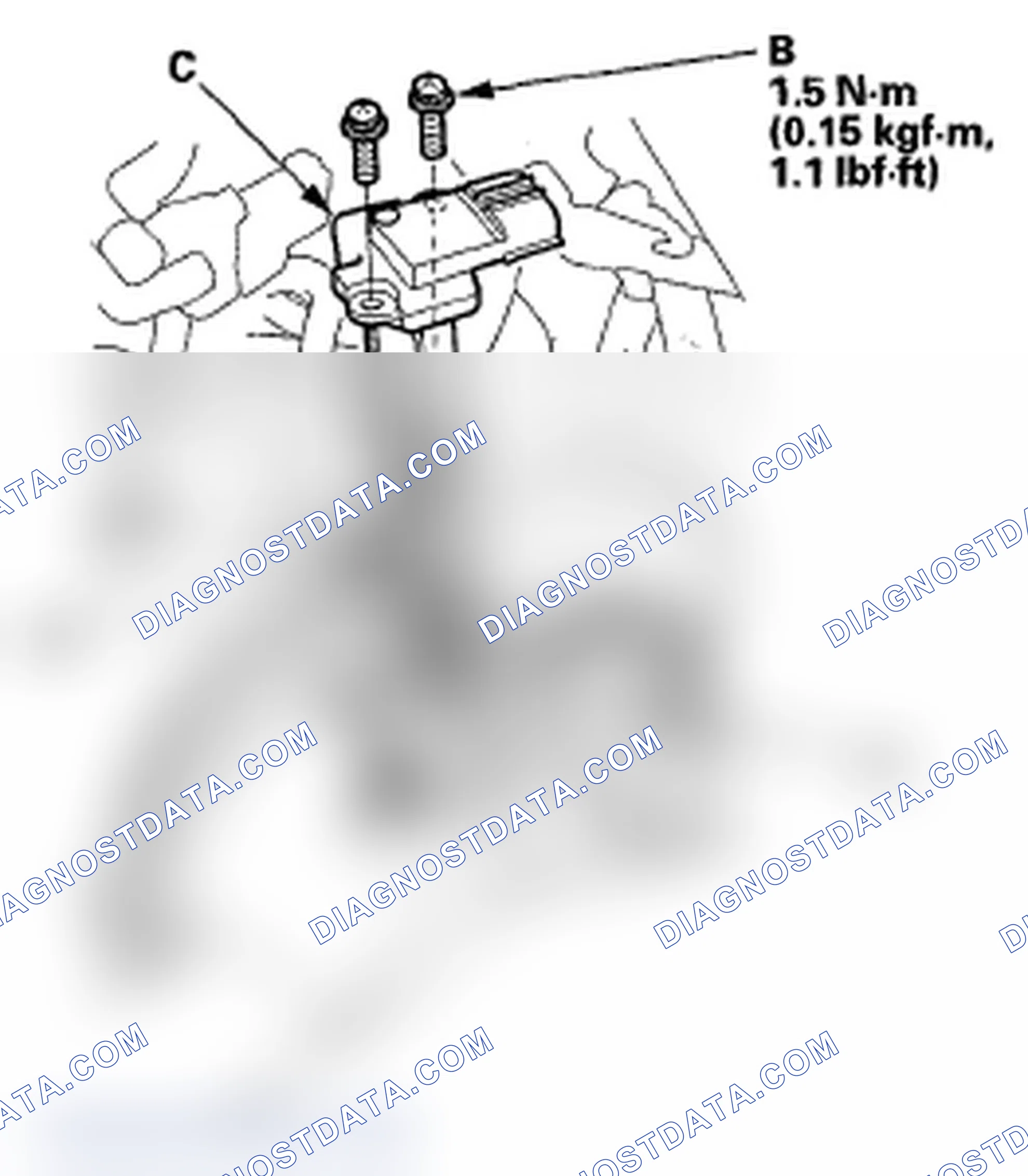 Scheme 162: MAF Sensor/IAT Sensor Replacement